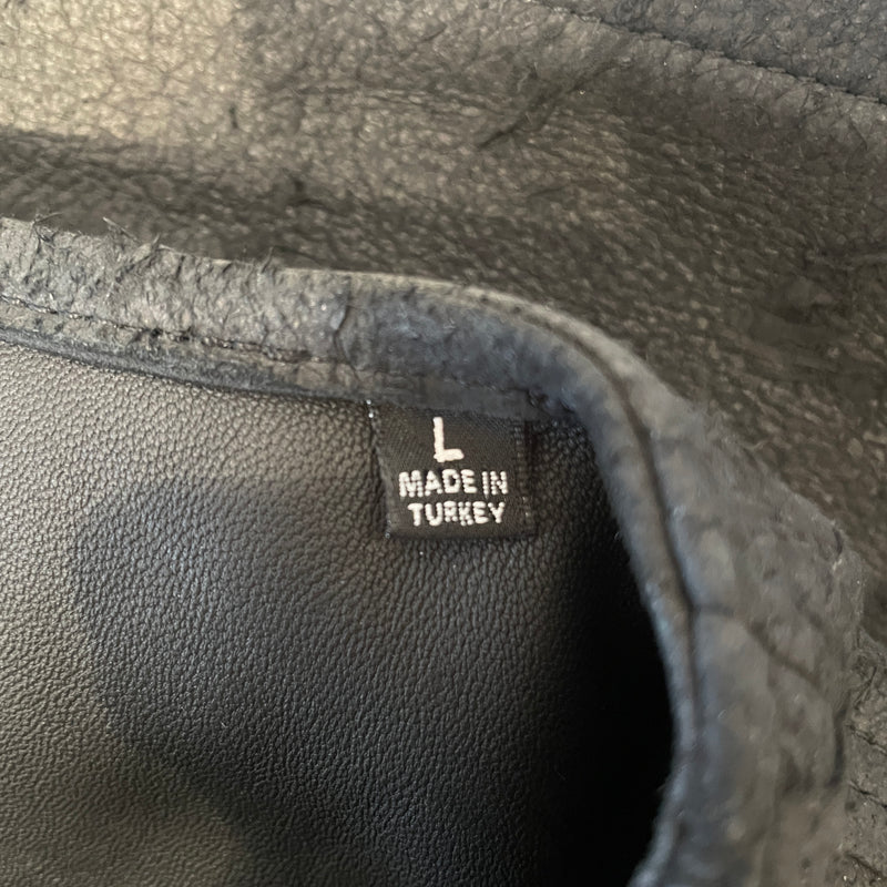 STUSSY/Vest/L/Suede/BLK/