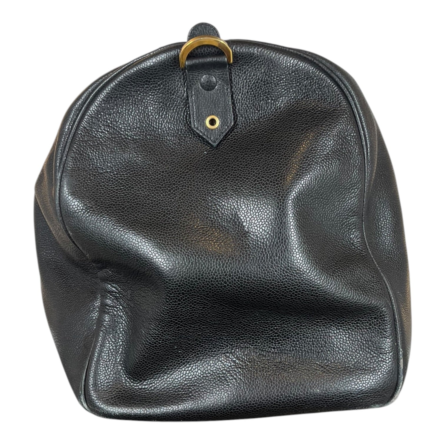 CHANEL/Boston Bag/Leather/BLK/Cavier Leather CC Duffle view 3