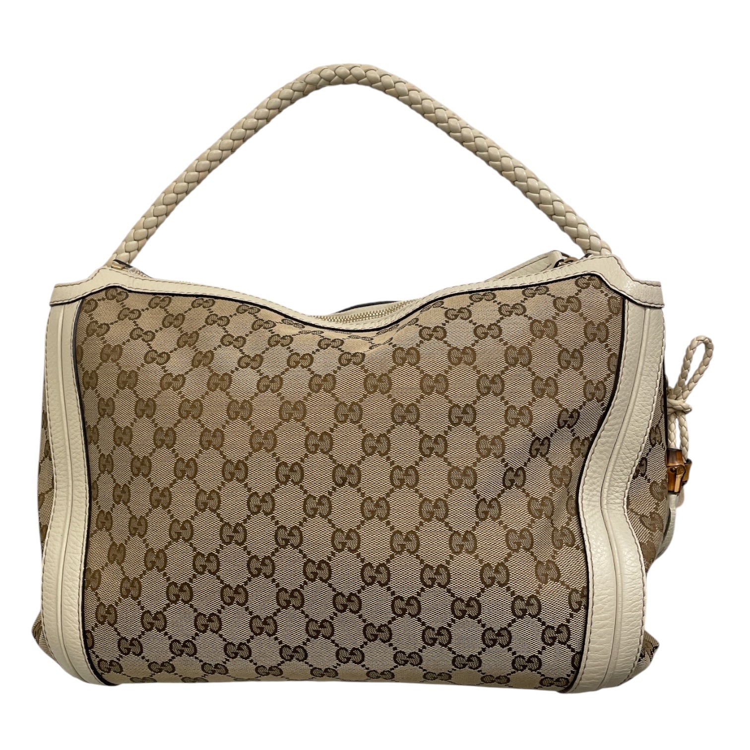 GUCCI/Tote Bag/Monogram/Cotton/CRM/BELLA HOBO MEDIUM view 1
