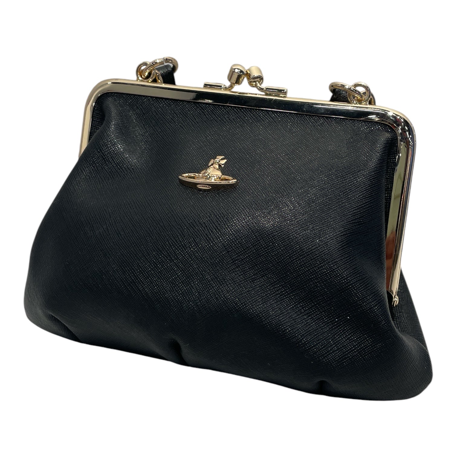 Vivienne Westwood/Cross Body Bag/Leather/BLK/ view 5