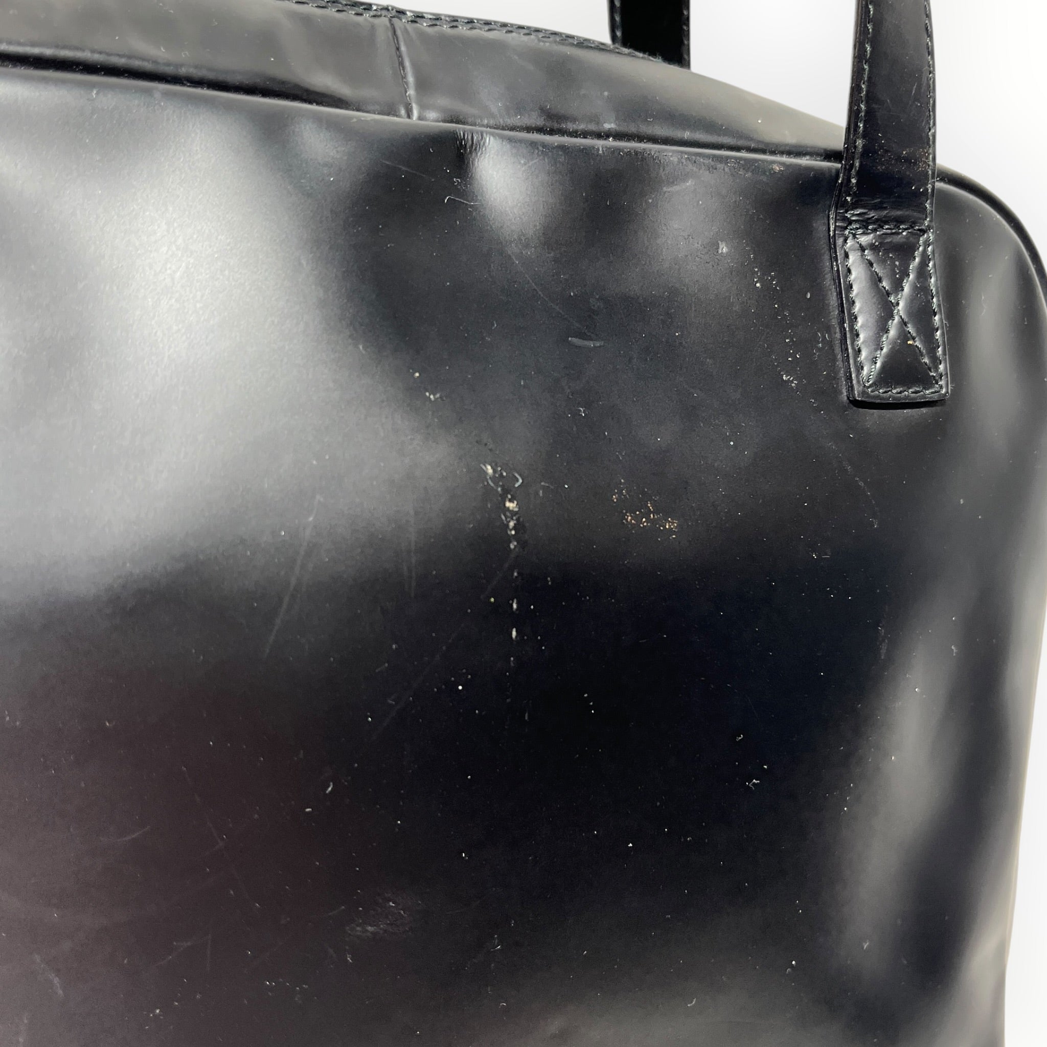 Salvatore Ferragamo/Bag/BLK/abstract quilted design view 6