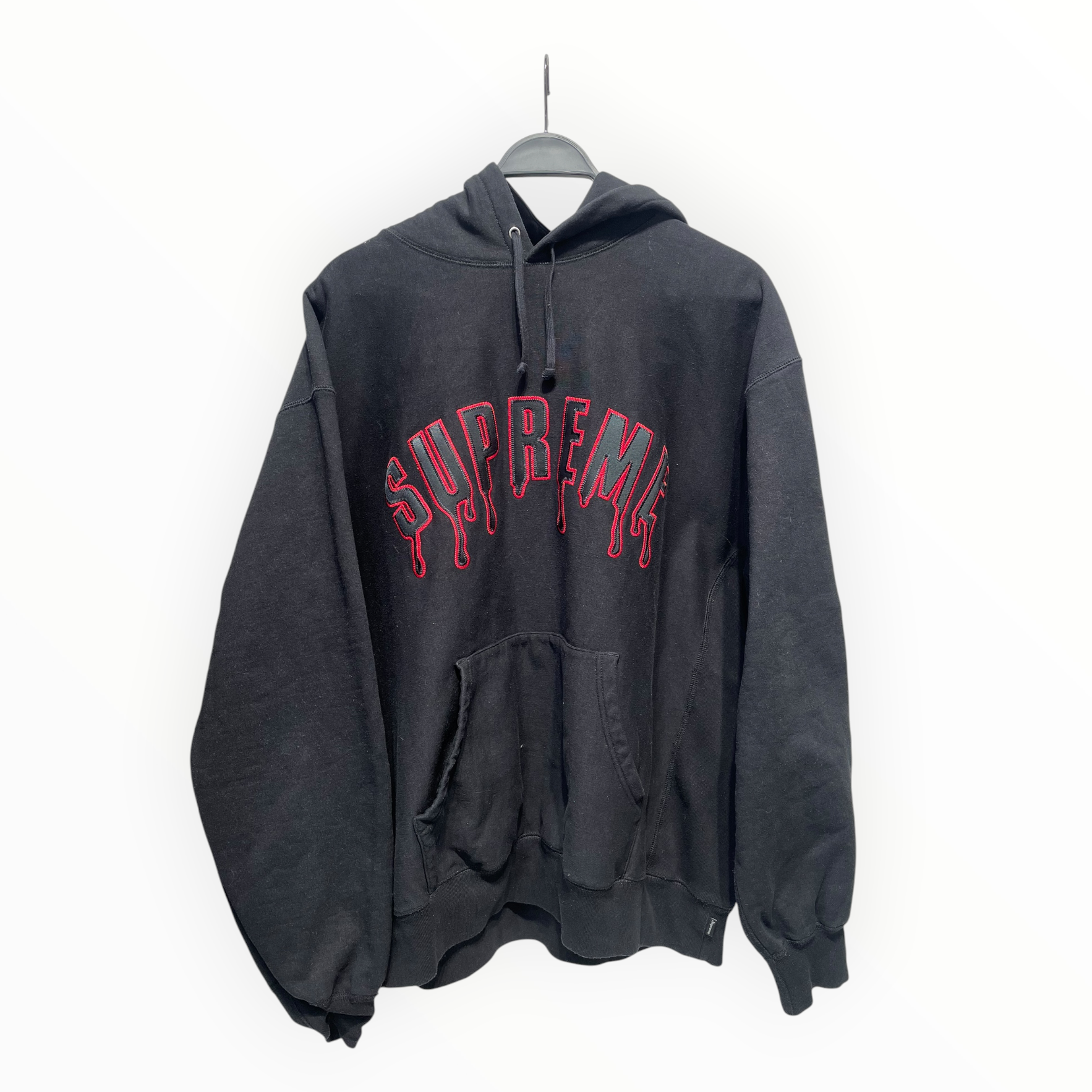 Supreme/Hoodie/XL/Cotton/BLK/Ghostface Red Drip view 1