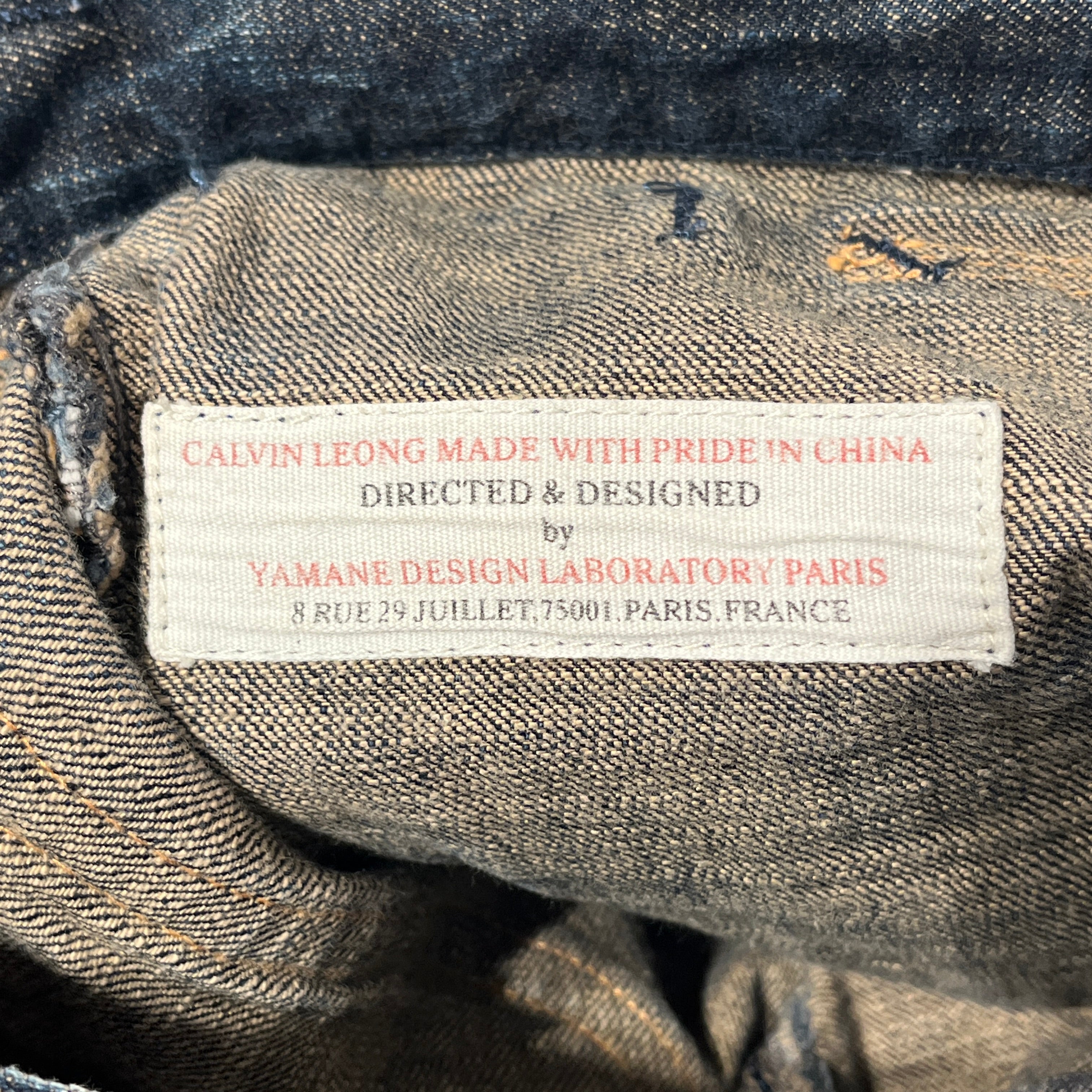 EVISU YAMANE/Straight Pants/28/Denim/NVY/Button Fly/Lovely Asian Genes Hong Kong view 5