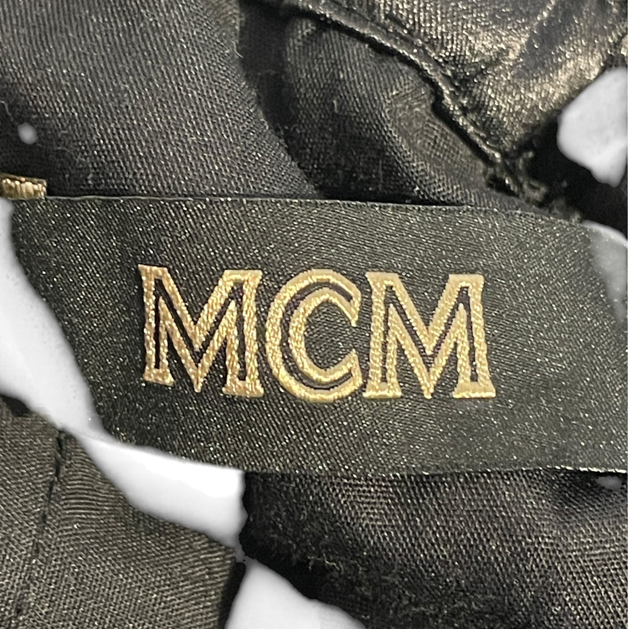 MCM/Pants/L/Polyester/BLK/Stripe/mcm side logo joggers view 3