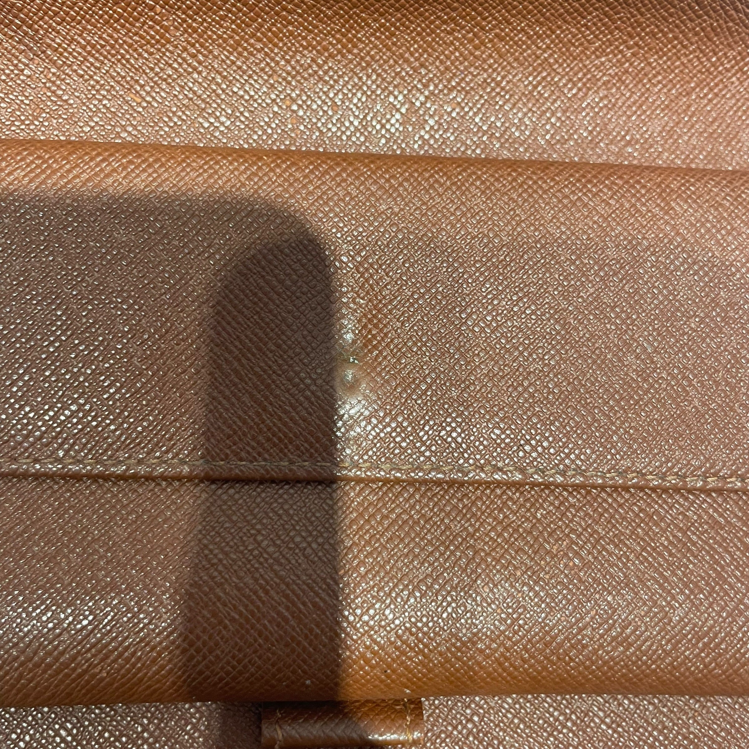 LOUIS VUITTON/Wallet/Monogram/Leather/BRW/L's/Porte Tressor Long Wallet view 7