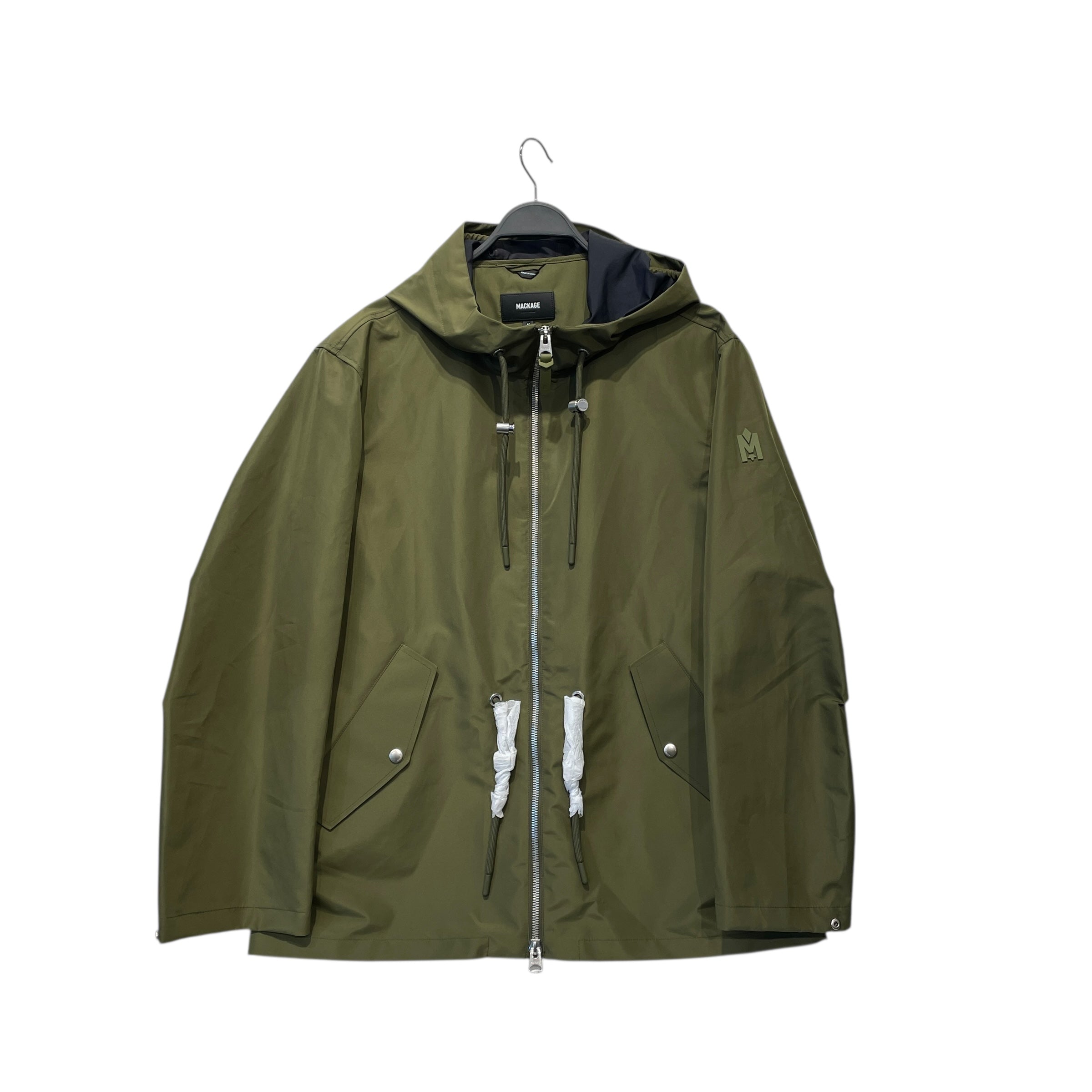 MACKAGE/Windbreaker/44/Nylon/GRN/QUILTED VEST OVER WINDBREAKER view 1