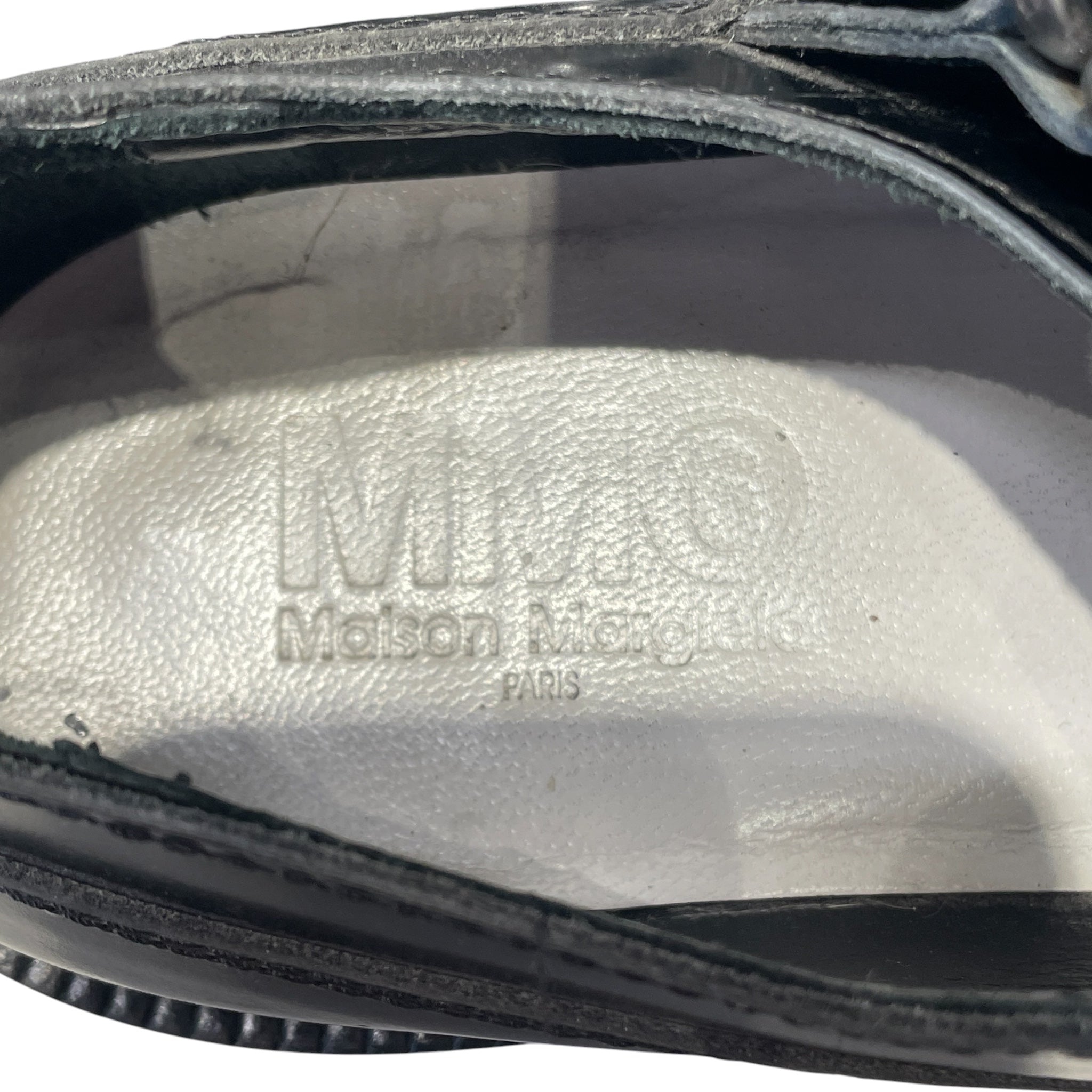 MM6/Loafers/EU 38.5/Leather/BLK/MARY JANE view 4