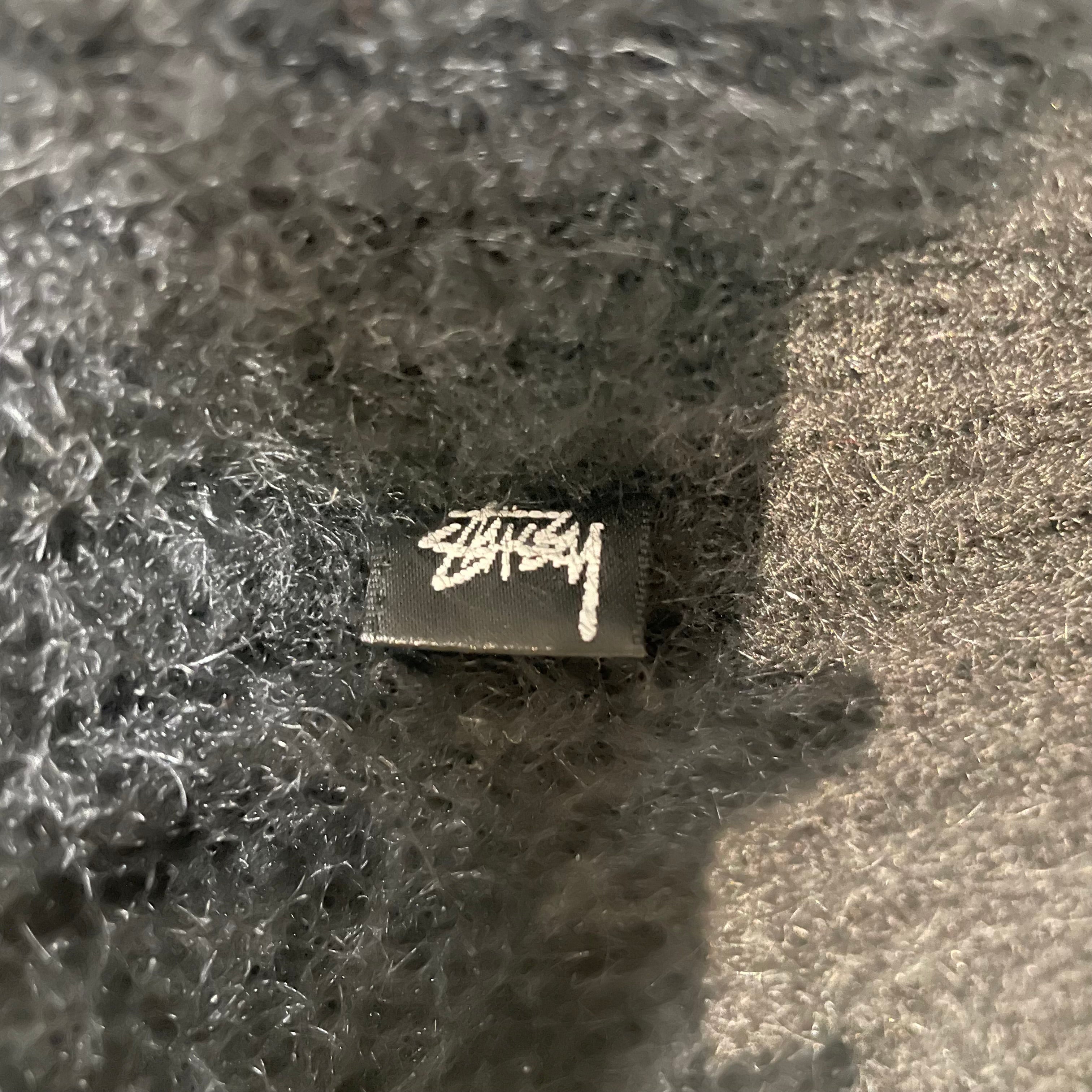 STUSSY/Sweater/XL/Wool/BLK/mohair tennis sweater view 4