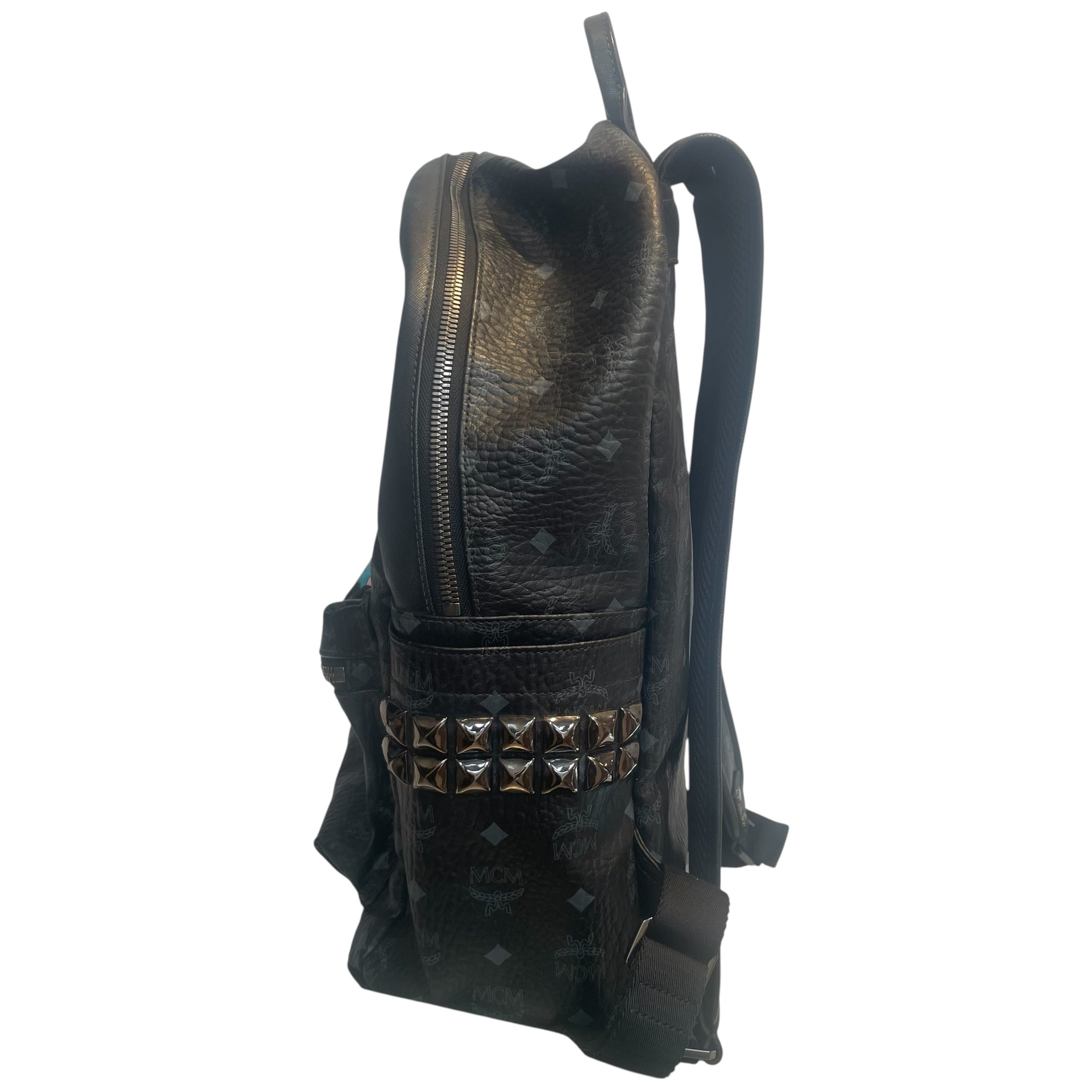 MCM/Backpack/Monogram/Leather/BLK/stefan strumbel/viesto view 3