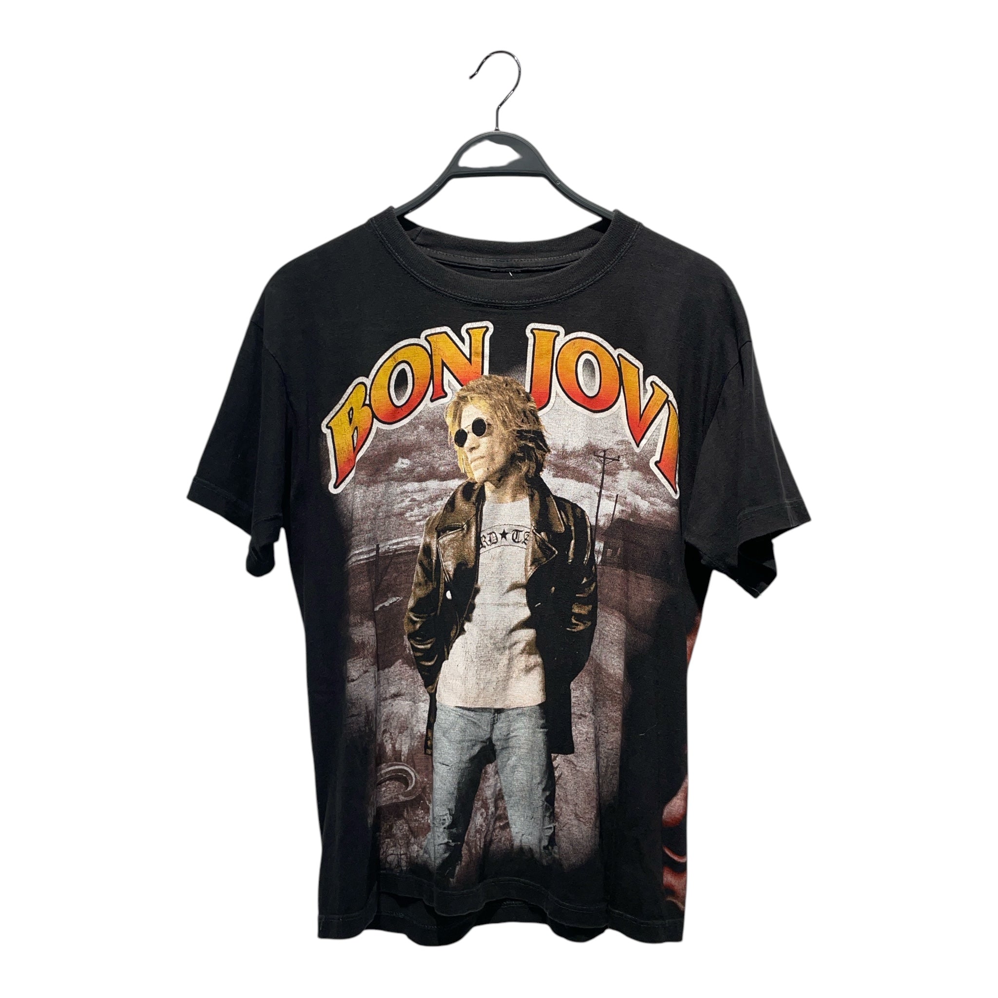 Vintage/T-Shirt/Cotton/BLK/Graphic/Bon Jovi view 1