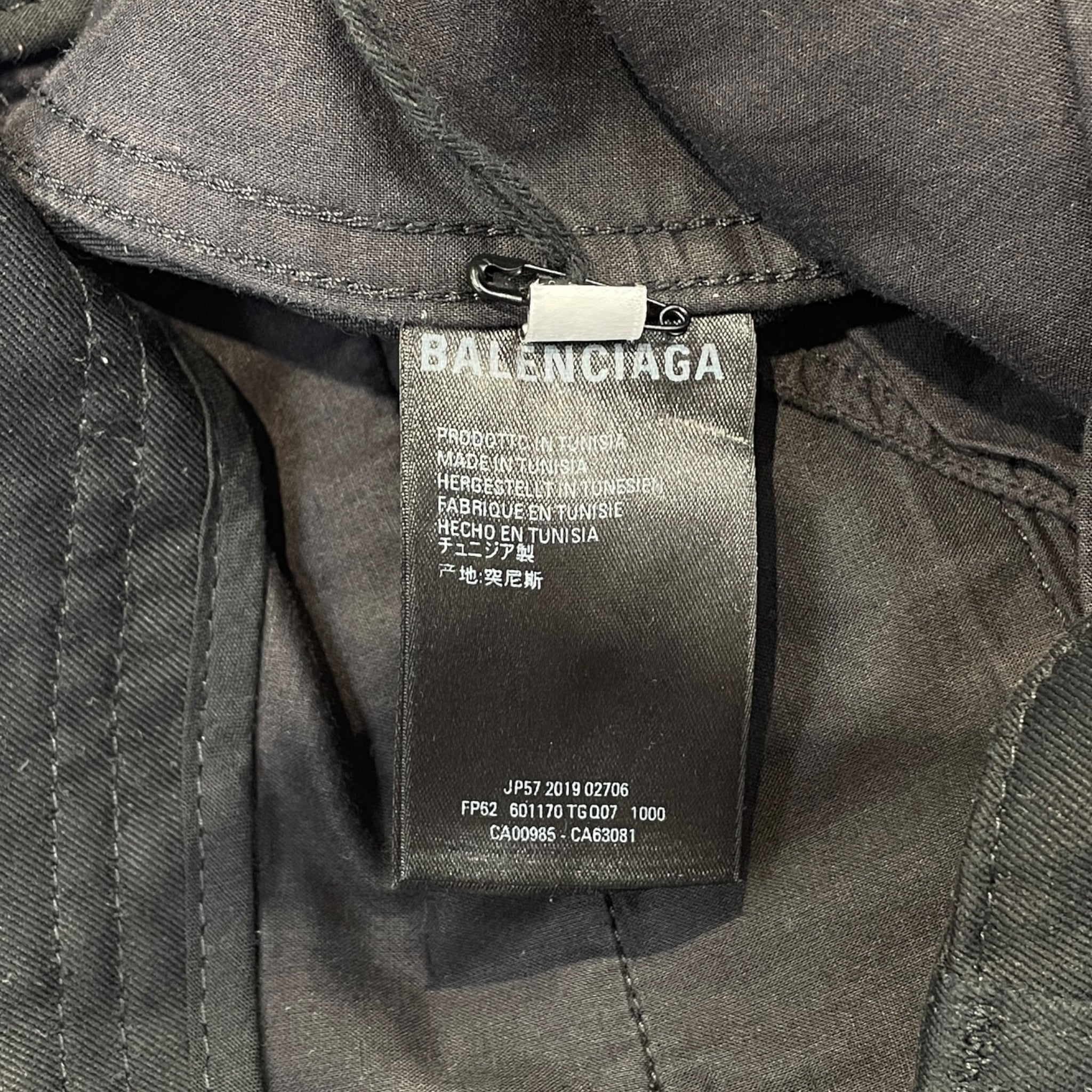 BALENCIAGA/Cargo Pants/50/Cotton/BLK/JP57 2019 02706 view 4