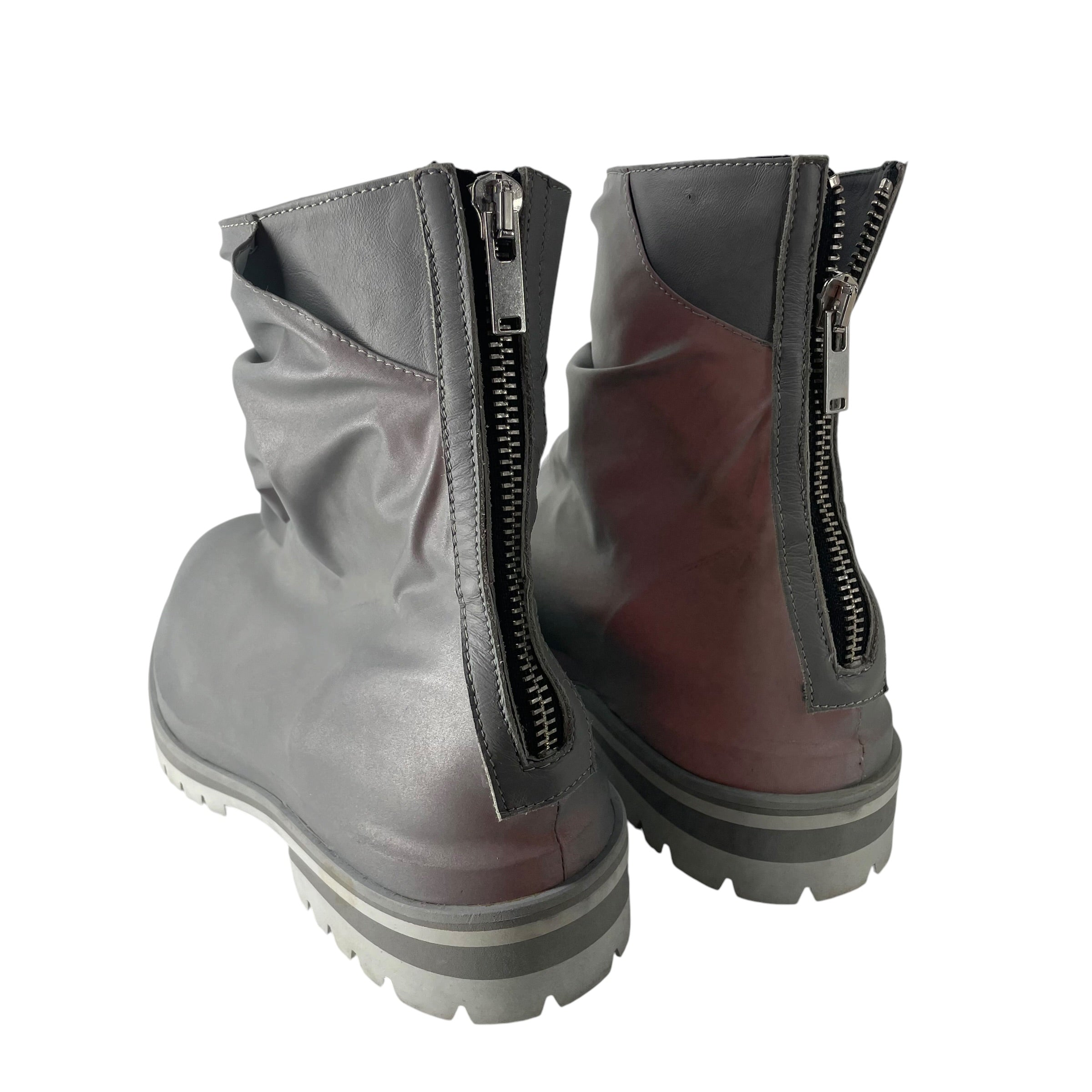 424(FourTwoFour)/Boots/EU 43/Nylon/SLV/REFLECTIVE SLOUCH BOOT view 2