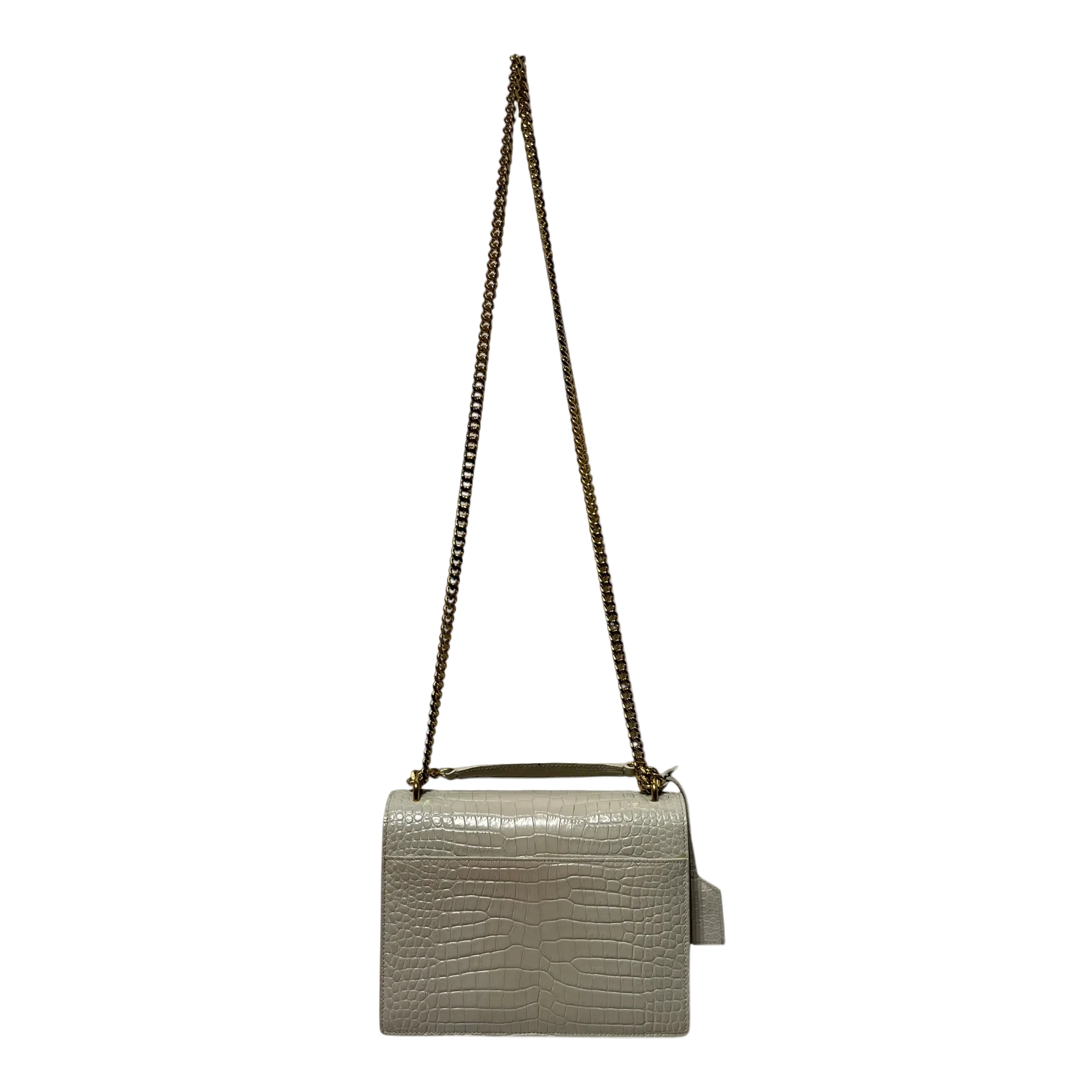YVES SAINT LAURENT/Cross Body Bag/Leather/BEG/croc sunset small view 2