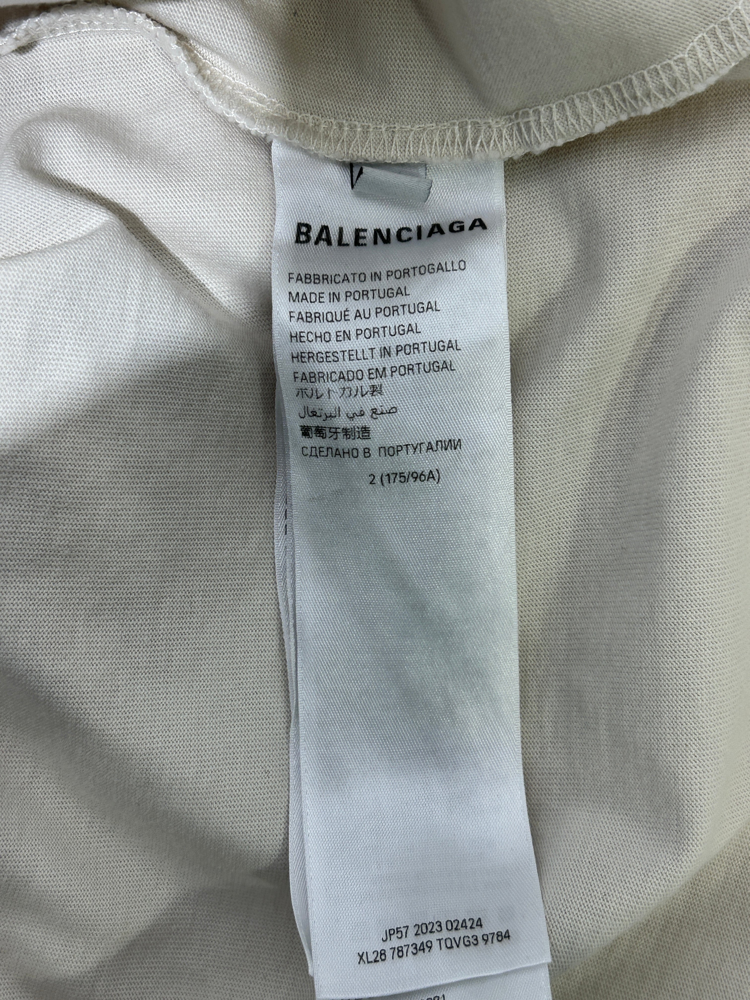 BALENCIAGA/T-Shirt/2/Cotton/BEG/EREWHON view 5