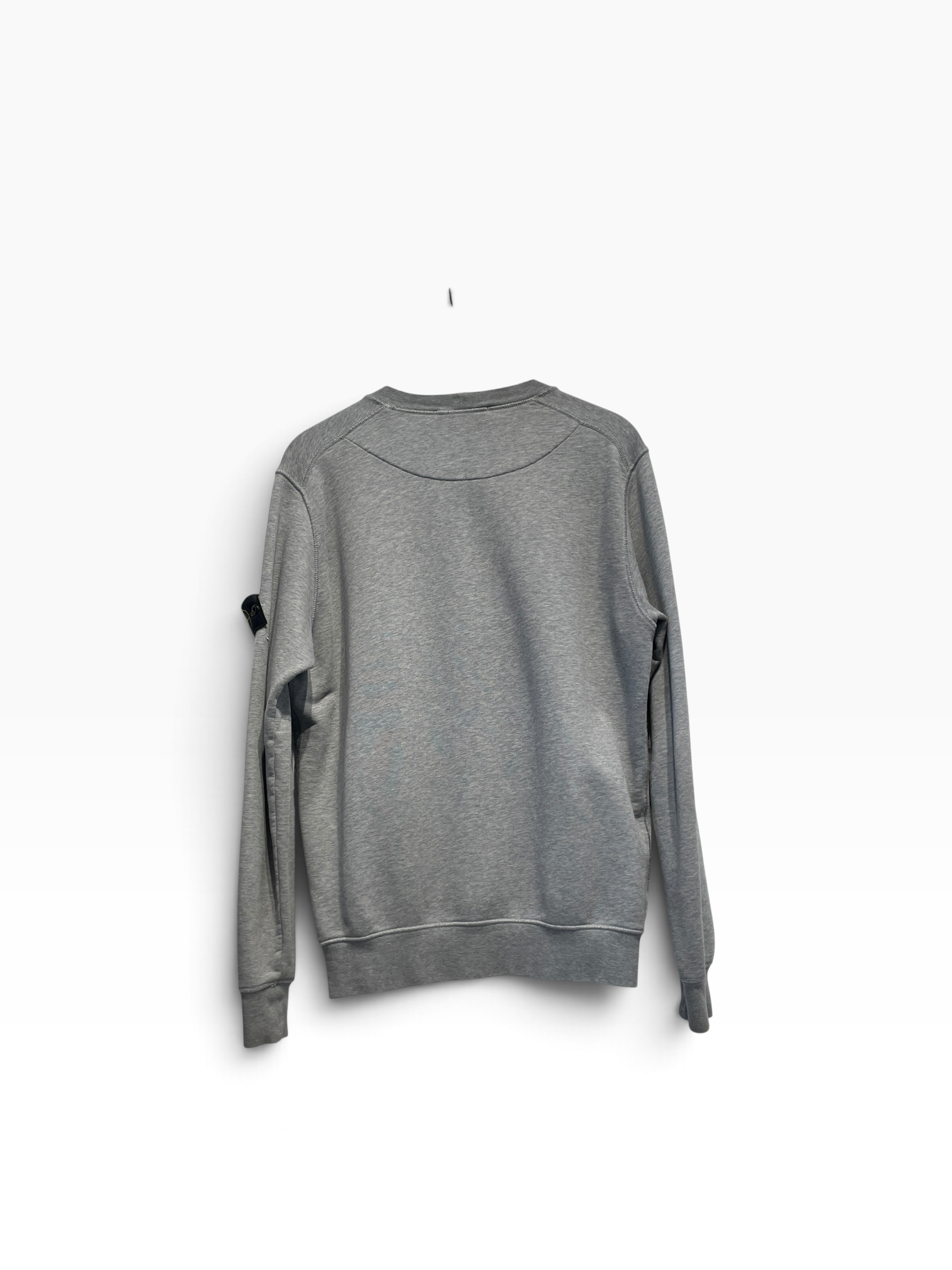 STONE ISLAND/Sweatshirt/L/Cotton/GRY/Crewneck w/ Patch view 2