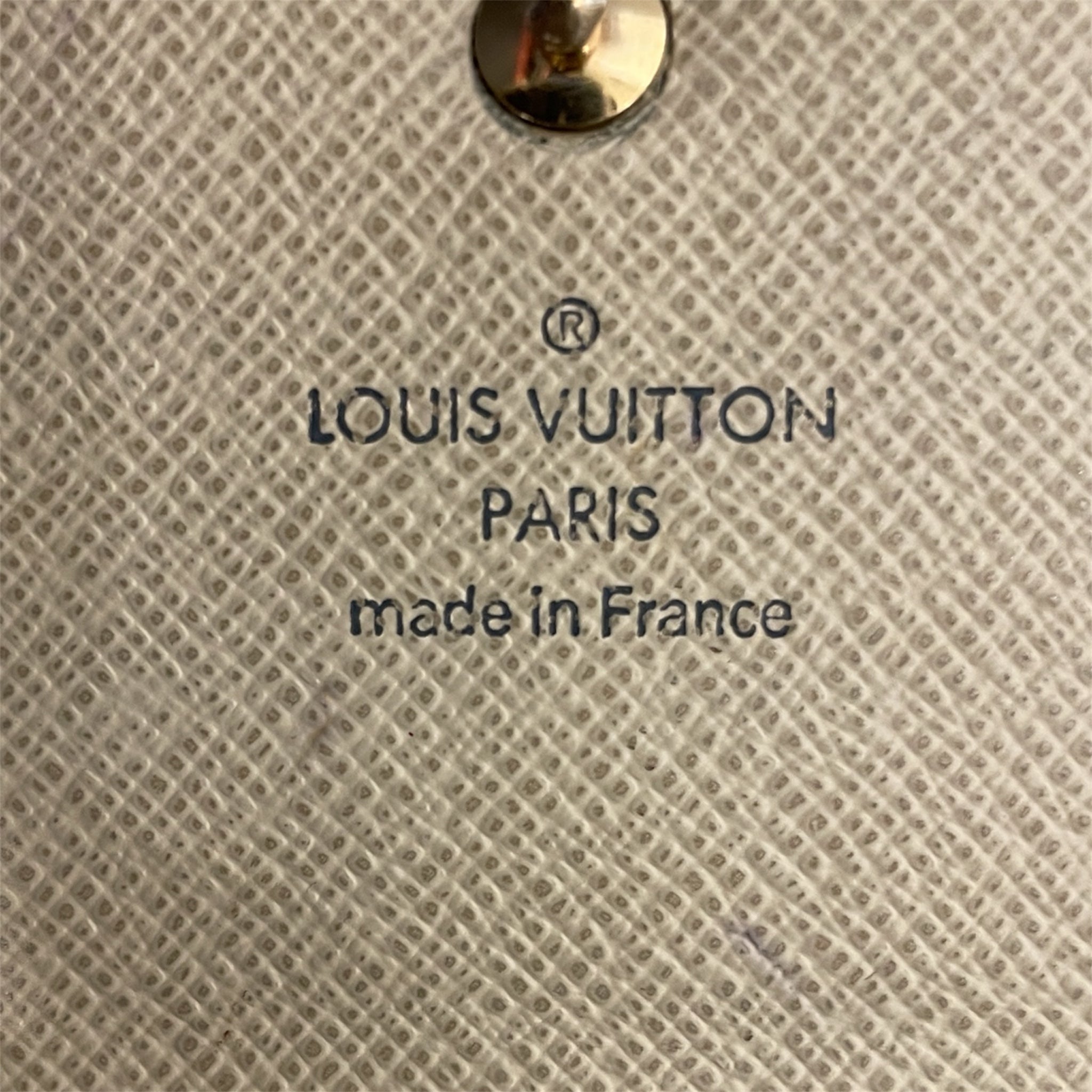 LOUIS VUITTON/Long Wallet/All Over Print/WHT/lv damier azur mi3057 view 3