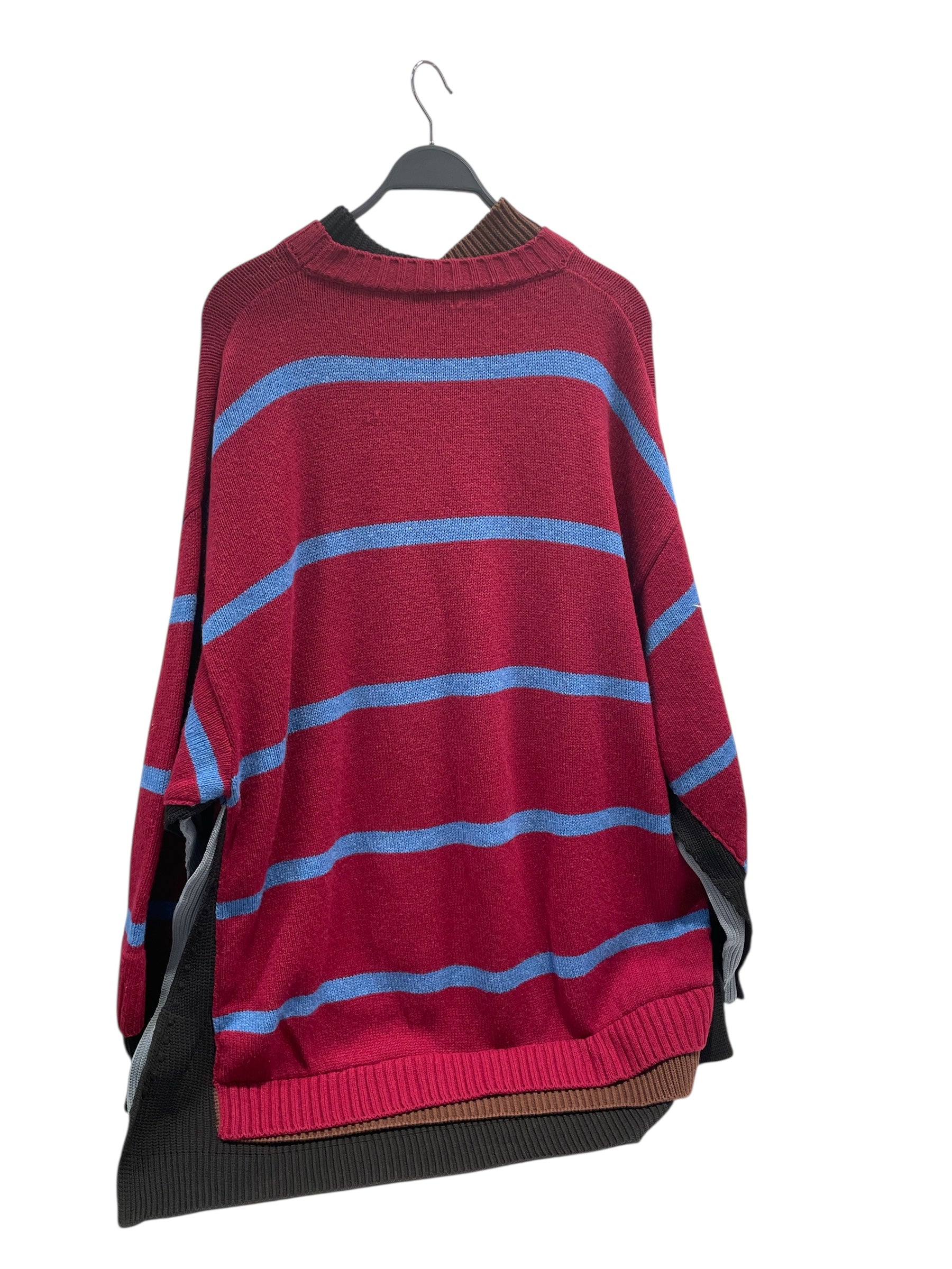 BALENCIAGA/Heavy Sweater/M/Stripe/Cotton/BRD/ view 2
