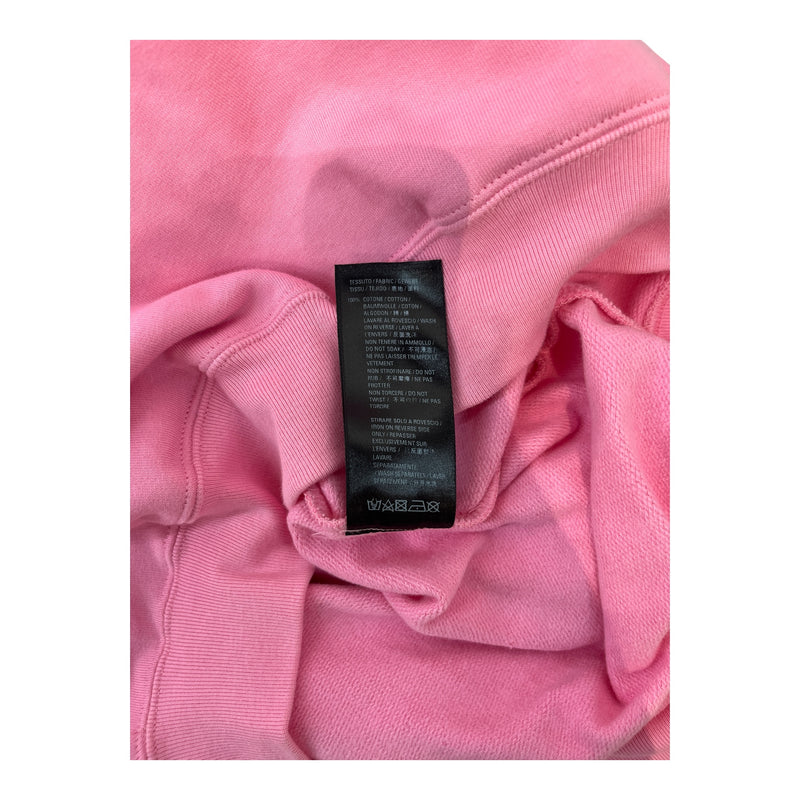 BALENCIAGA/Hoodie/S/Graphic/Cotton/PNK/BEBE RHINESTONE HOODIE