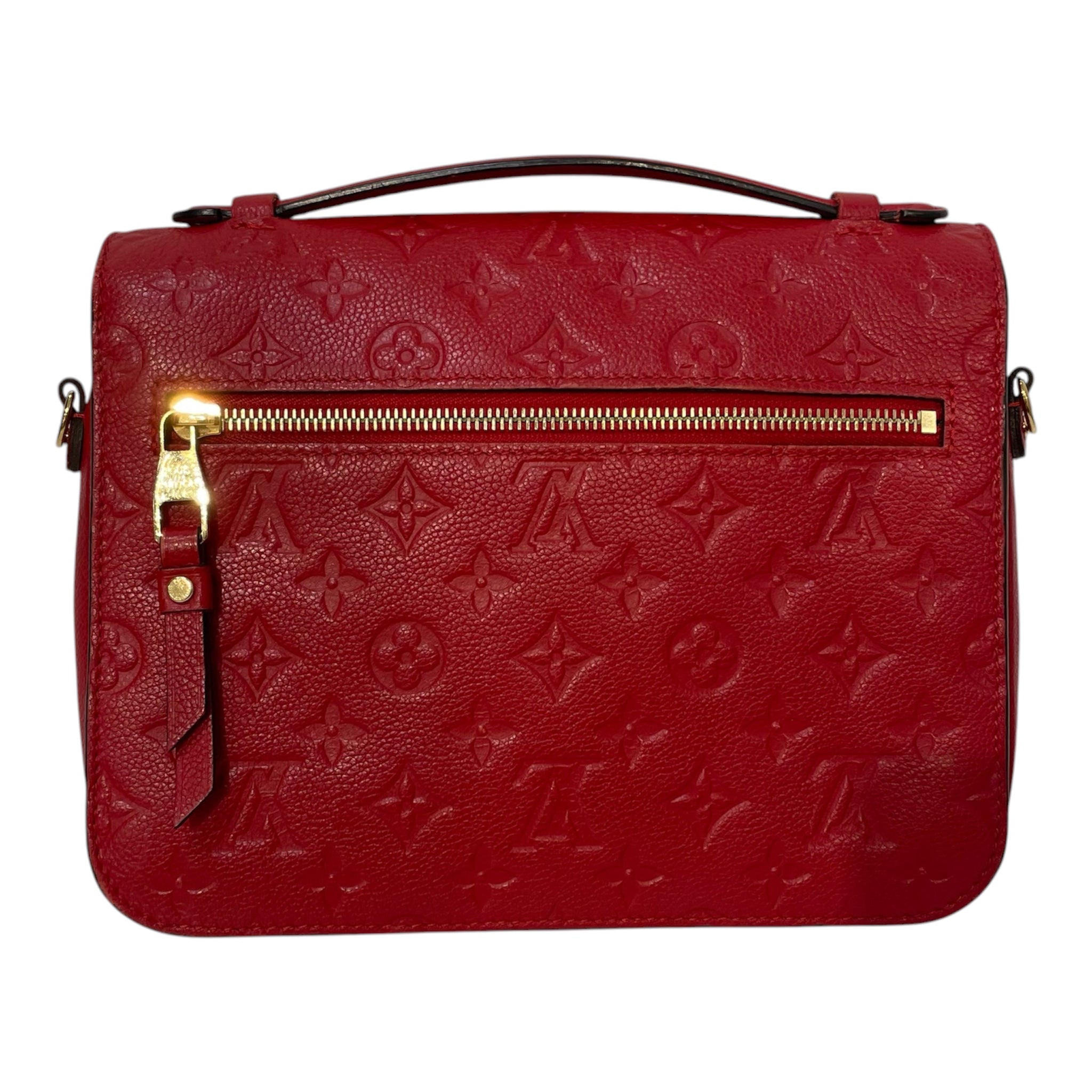 LOUIS VUITTON/Cross Body Bag/Monogram/Leather/RED/Metis MM view 2
