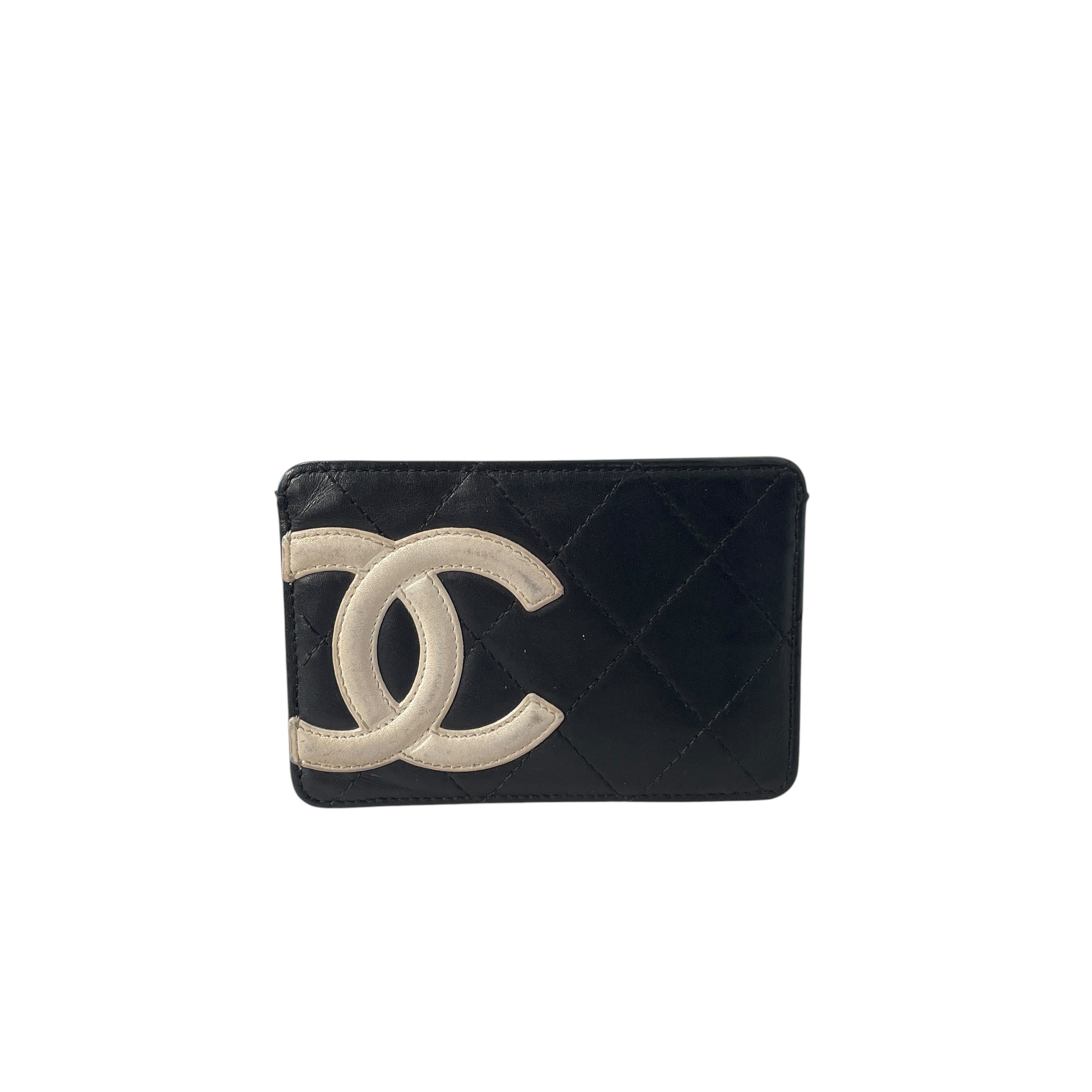 CHANEL/Wallet/Leather/BLK/L's/2010 LAMB LEATHER CARDHOLDER view 1