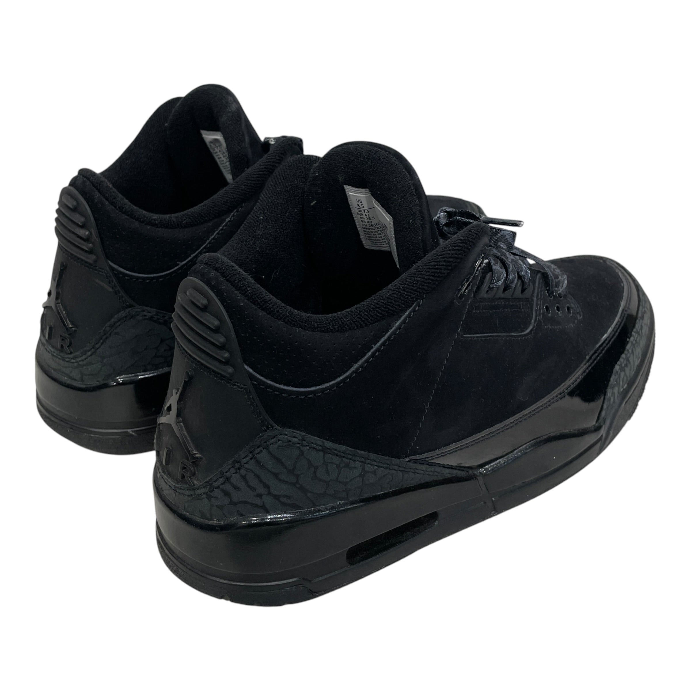 JORDAN BRAND/Hi-Sneakers/US 8.5/Cotton/BLK/BLACKCAT view 2