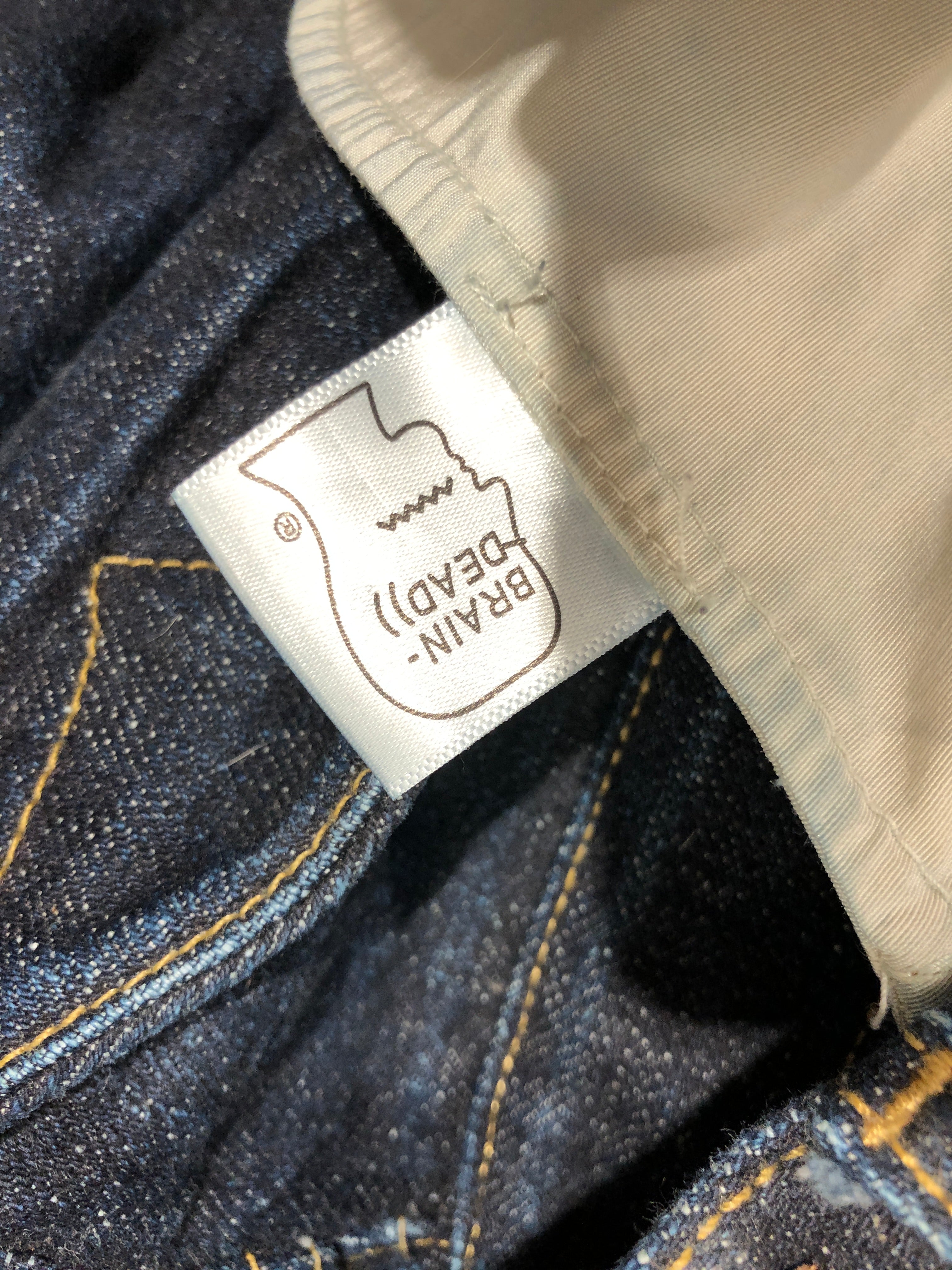Brain Dead/Pants/34/Denim/NVY/Button Fly/ view 8