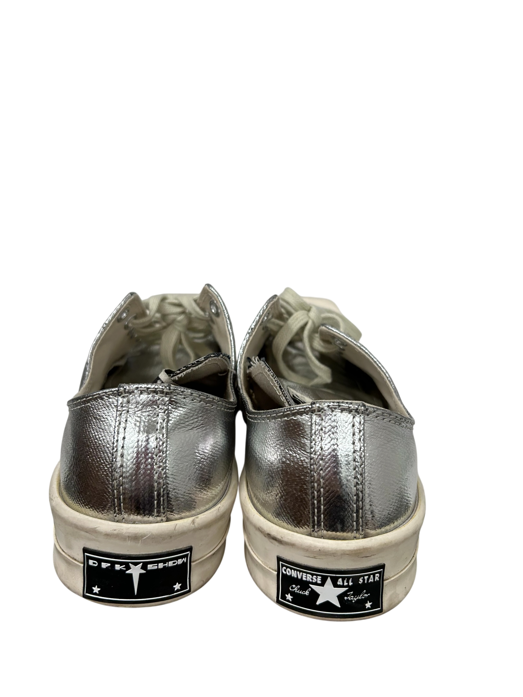 CONVERSE/RICK OWENS DRKSHDW/Low-Sneakers/US 11/SLV/TURBODRK view 2