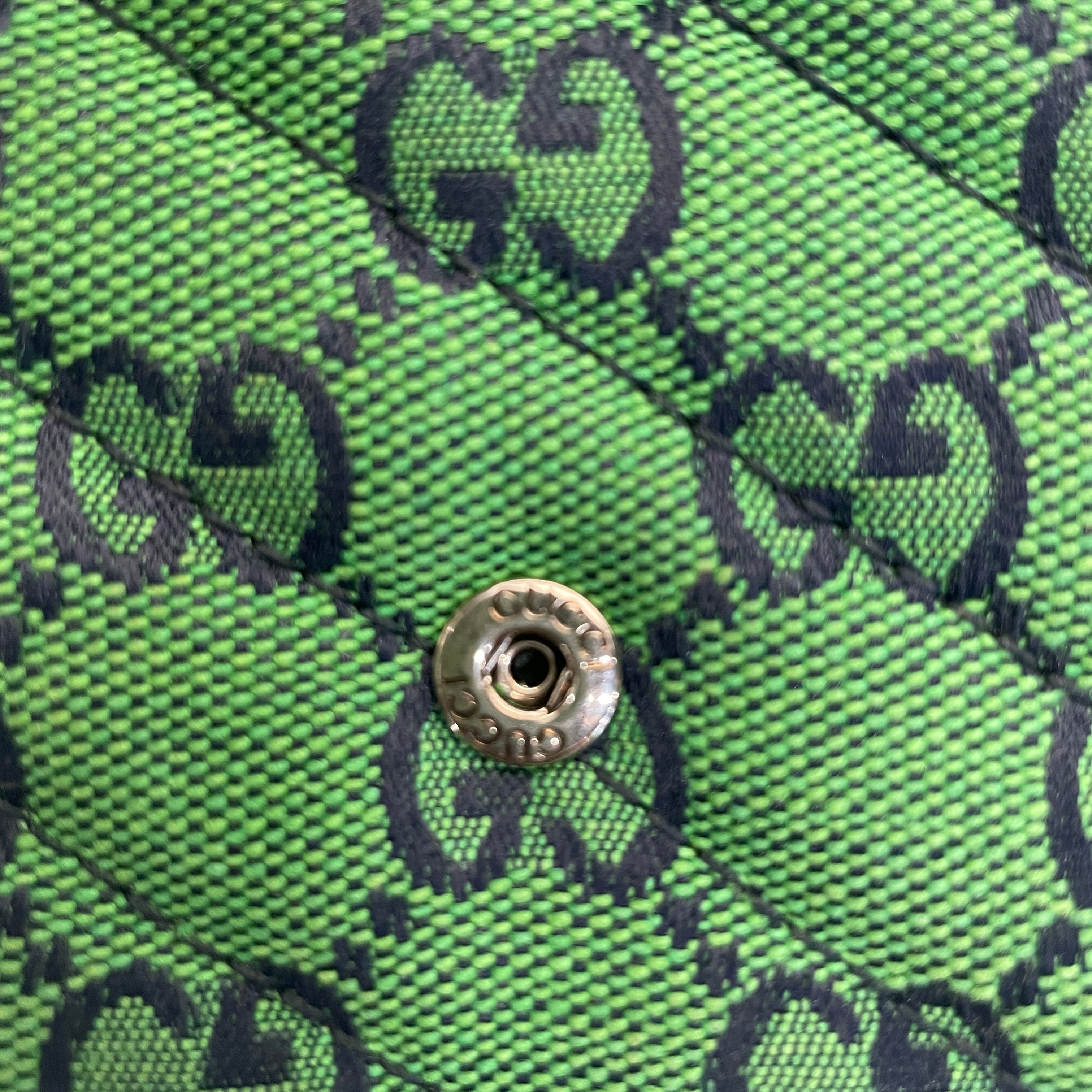 GUCCI/Cross Body Bag/Monogram/Cotton/GRN/MARMONT MATELASSE BAG view 6