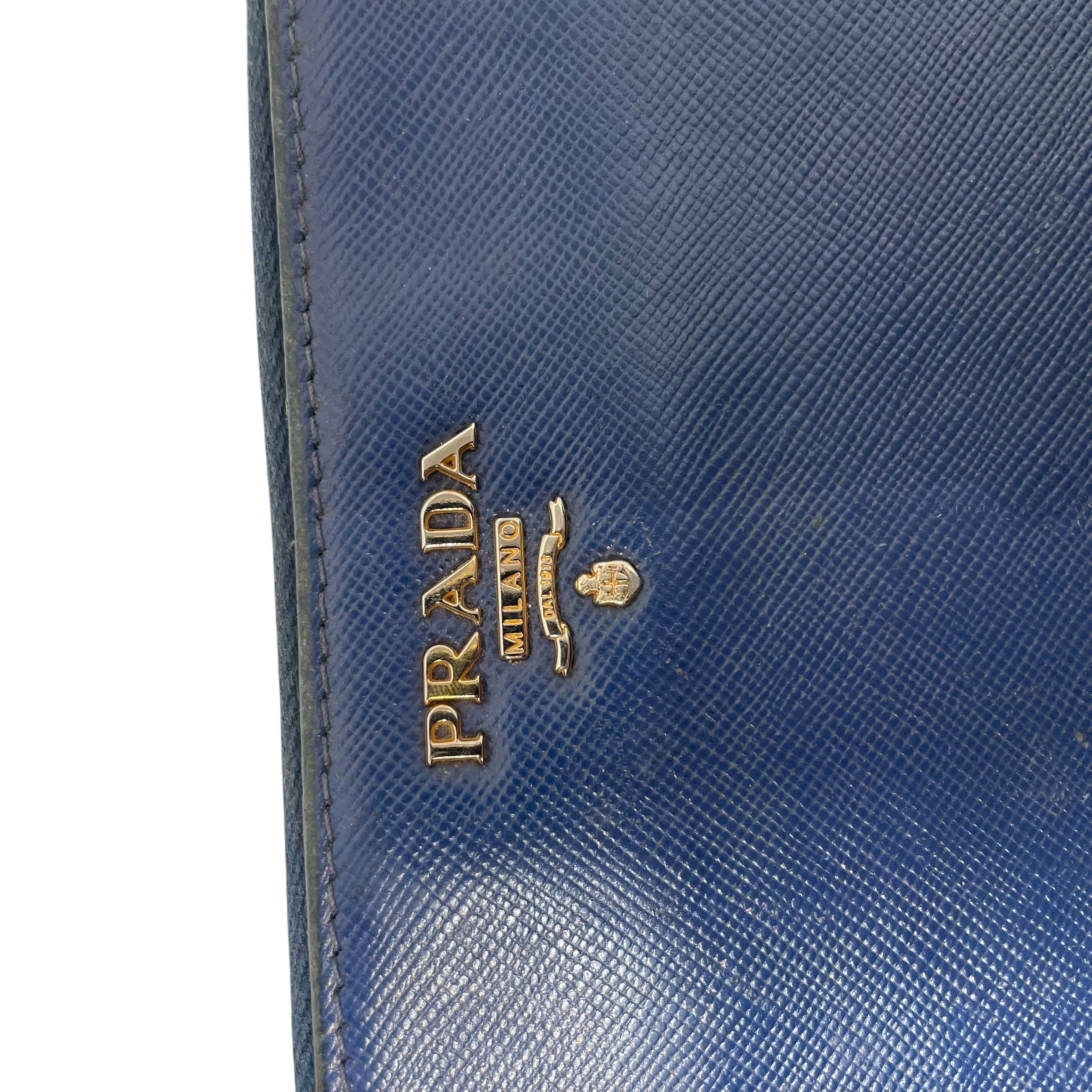 PRADA/Bag/OS/Leather/IDG/SAFFIANO WALLET view 5