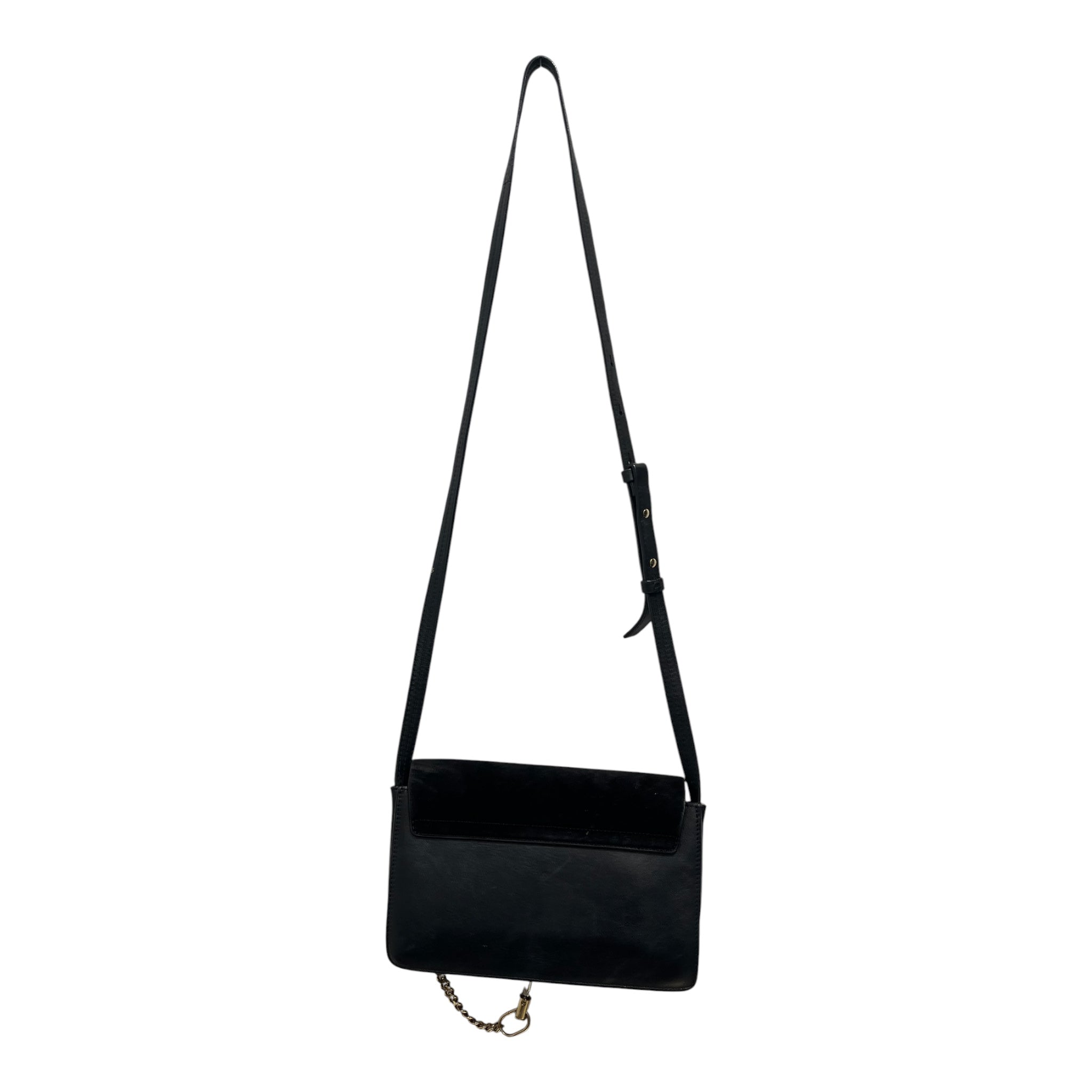 Chloe/Cross Body Bag/Suede/BLK/BLACK SUEDE FAYE BAG view 2