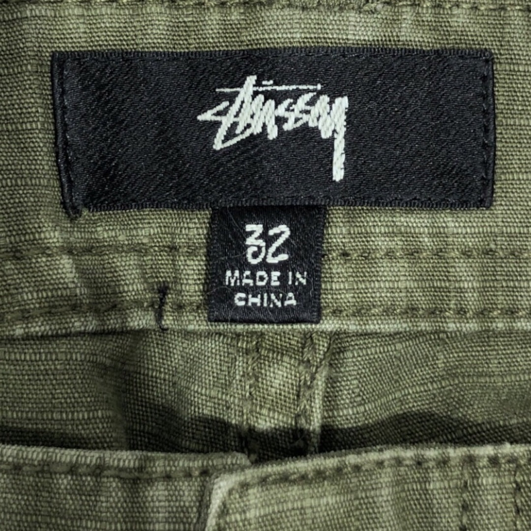 STUSSY/Pants/32/Cotton/GRN/field pant ripstop view 3