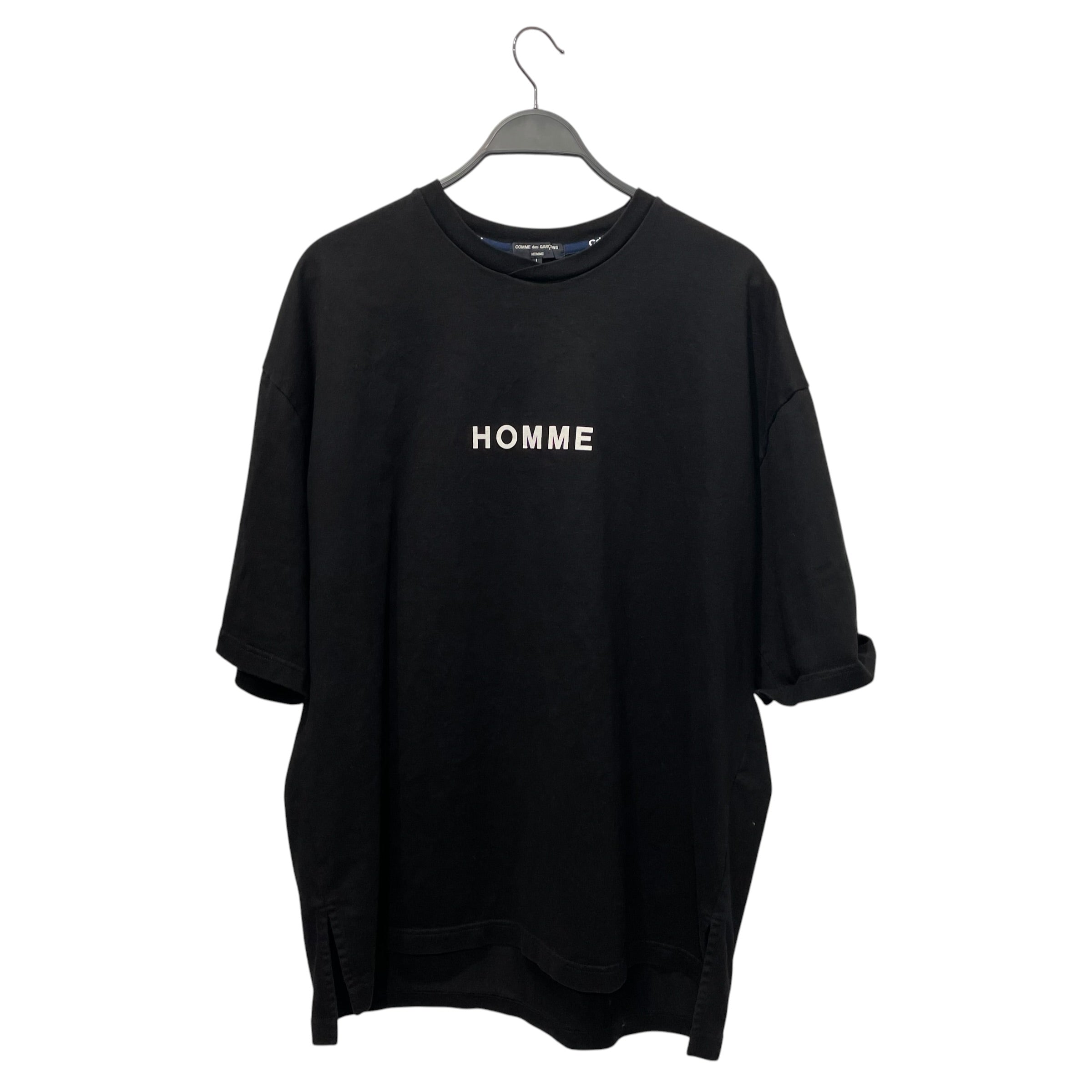 COMME des GARCONS HOMME/T-Shirt/L/Cotton/BLK/HOMME LOGO TEE view 1