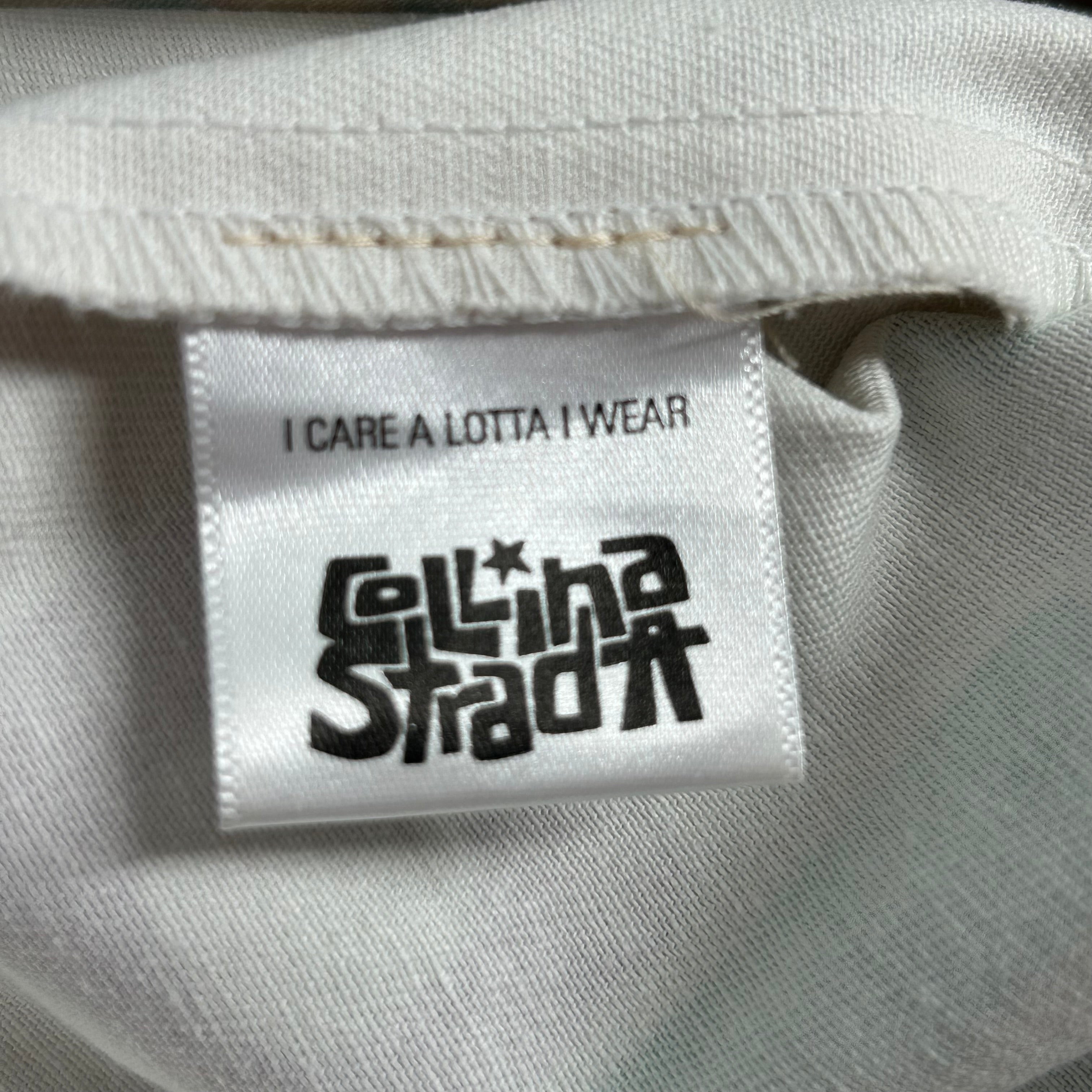 Collina Strada/Straight Pants/XL/Cotton/WHT/KNEE TIE DIE view 4