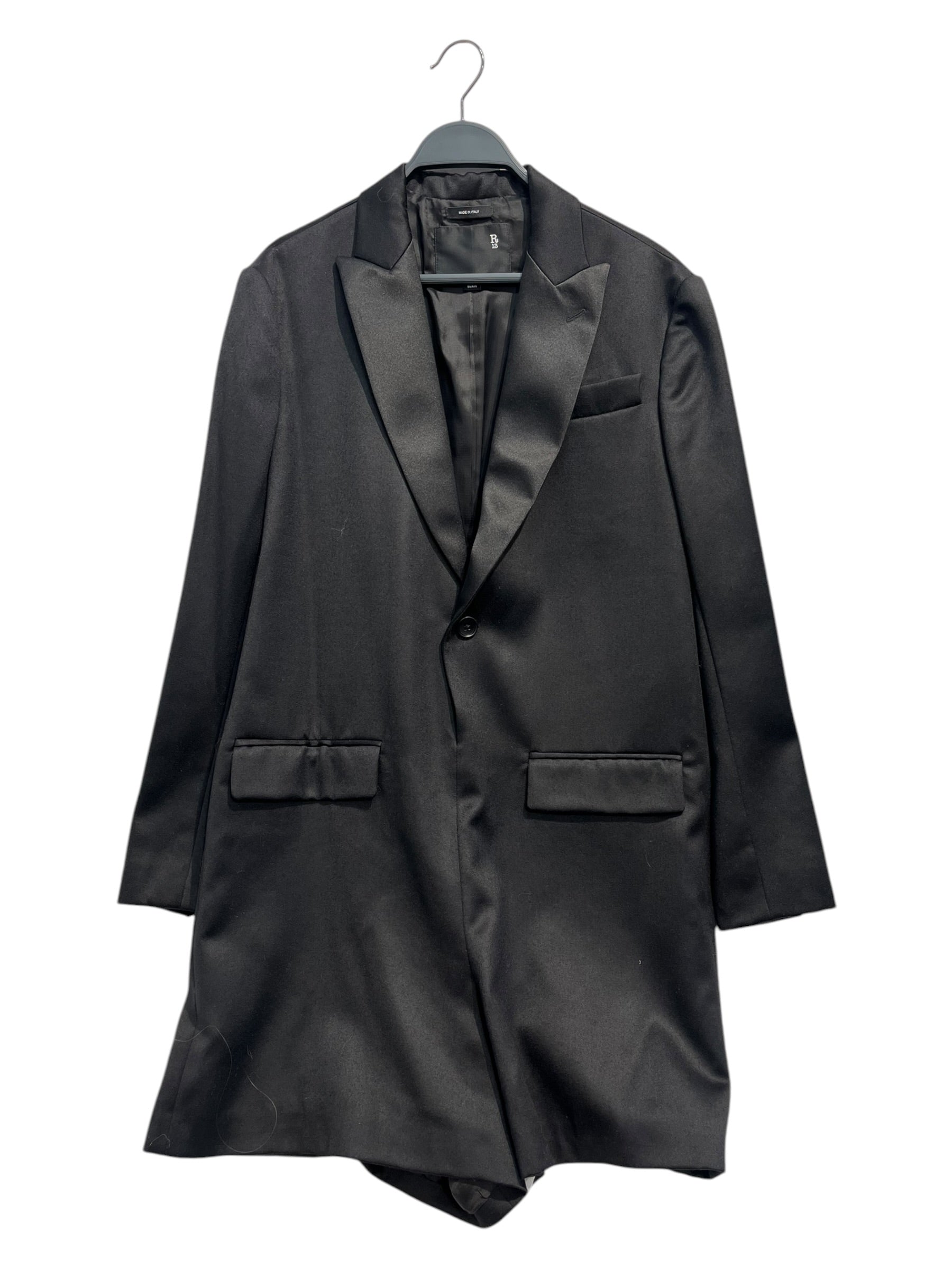 R13/Jumpsuits/S/Wool/BLK/TUXEDO BLAZER ROMPER BUTTON view 1