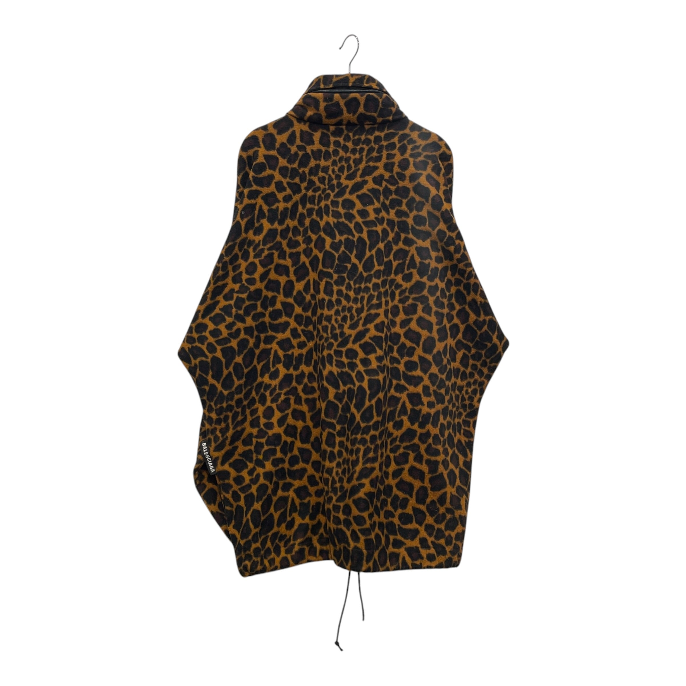 BALENCIAGA/Sweater/S/Leopard/Polyester/MLT/OVERSIZED FLEECE ZIP UP view 2