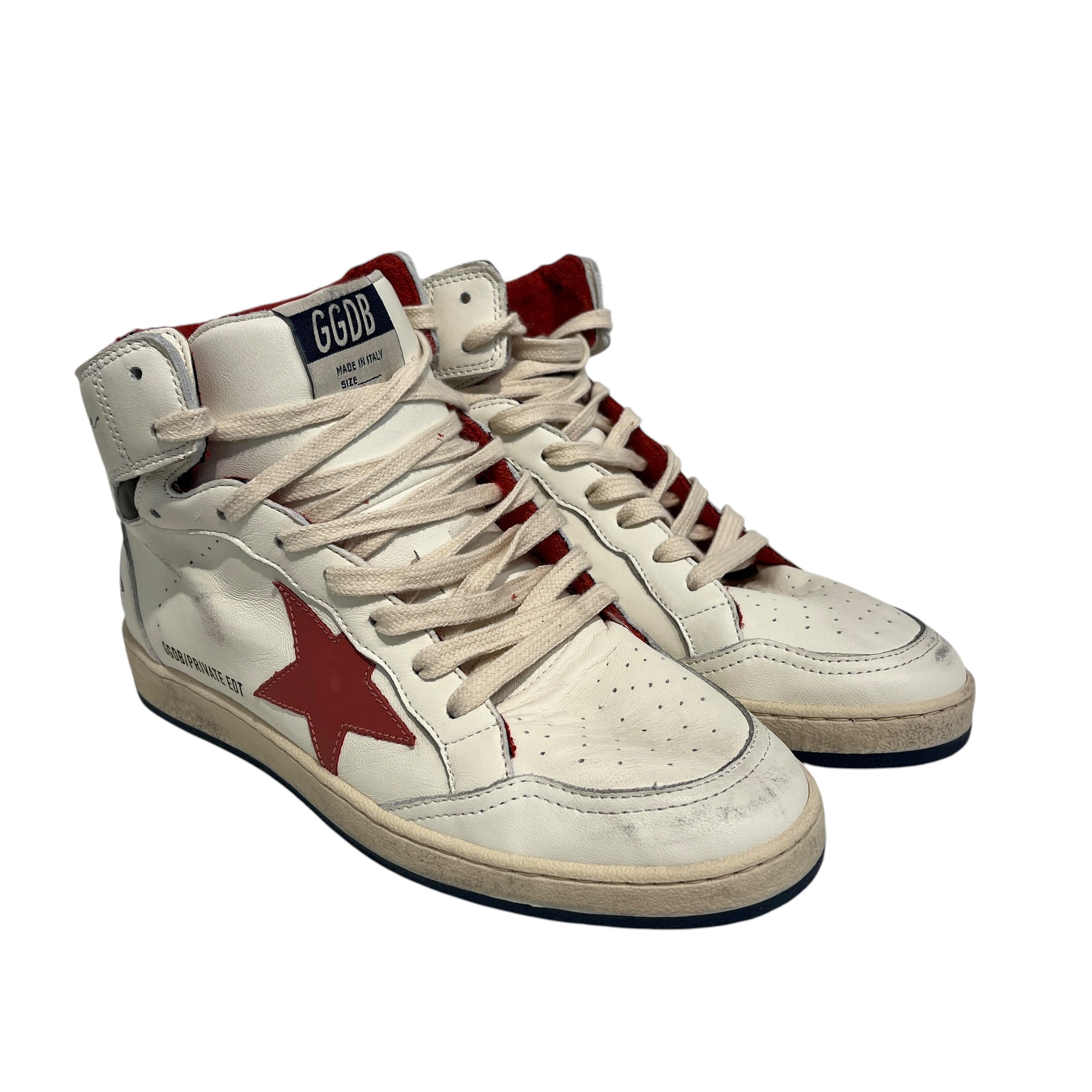 GOLDEN GOOSE/Hi-Sneakers/EU 41/Leather/WHT/SKY-STAR view 1