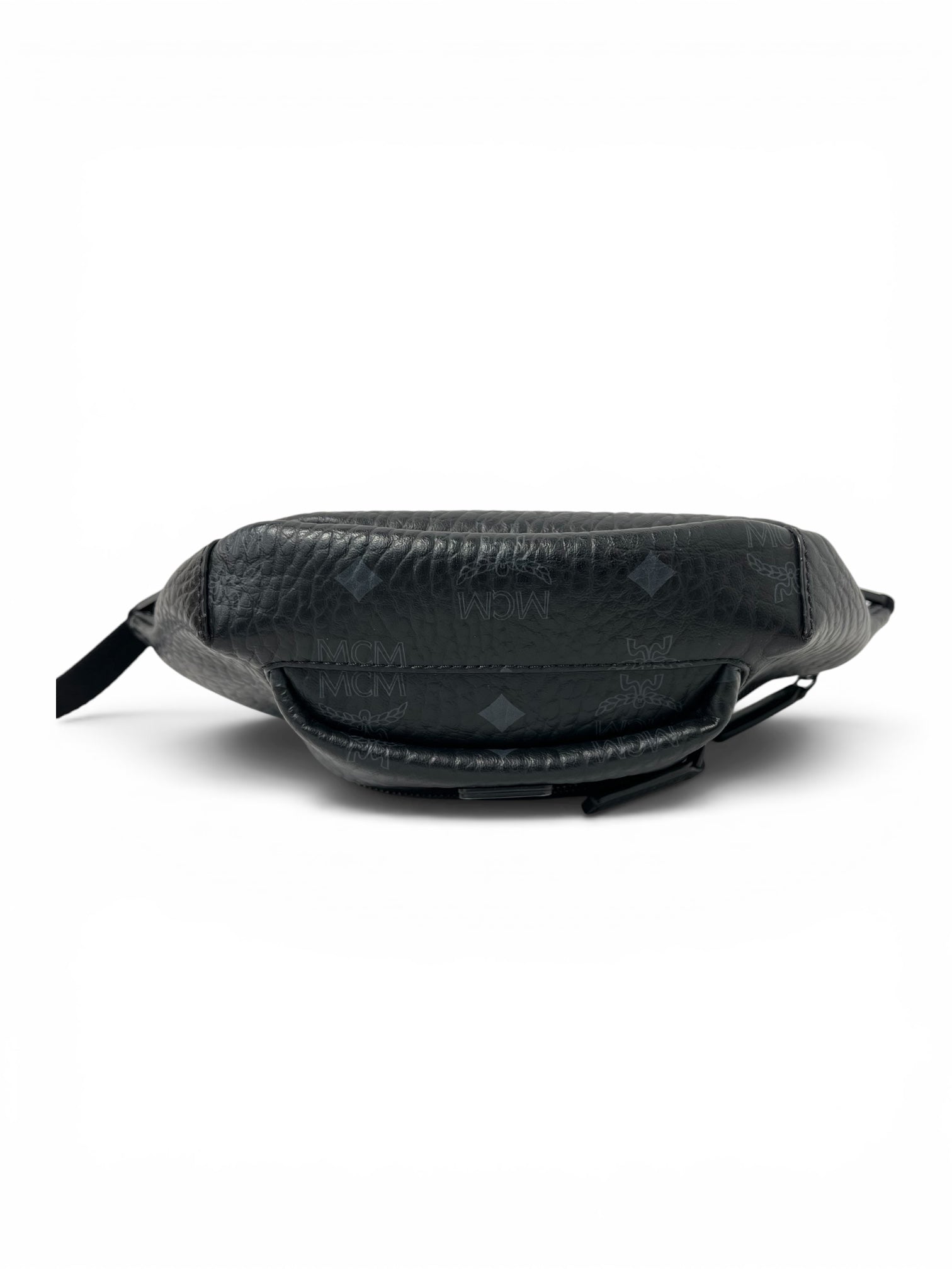 MCM/Fanny Pack/Monogram/Leather/BLK/S4307 view 4