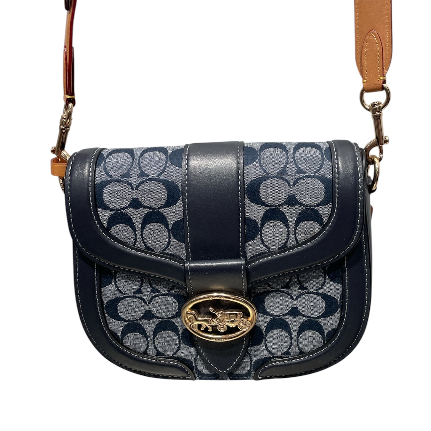 COACH/Hand Bag/IDG/georgie saddle bag view 3