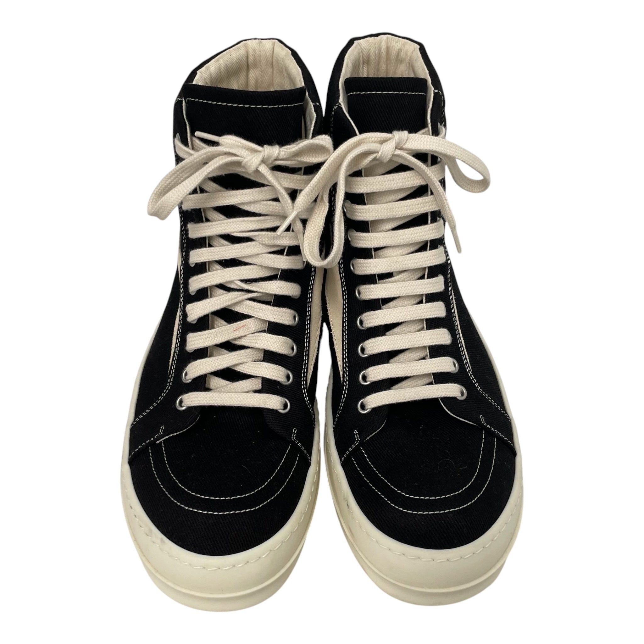 Rick Owens/Hi-Sneakers/US 12/Cotton/BLK/61451 44 u view 4