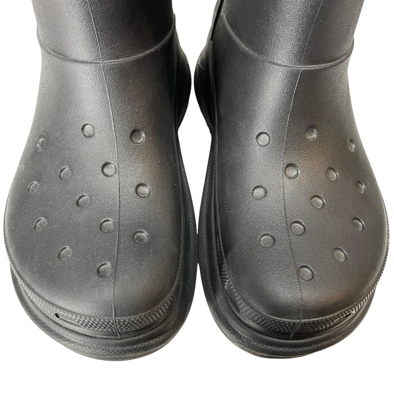 BALENCIAGA/crocs/Rain Boots/EU 41/BLK/CROC BOOT