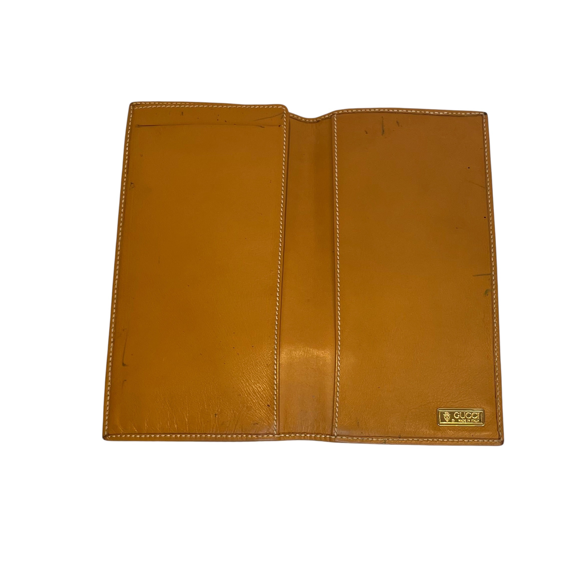 GUCCI/Long Wallet/Monogram/WHT/Gucci Flap Wallet Cream VIntag view 2