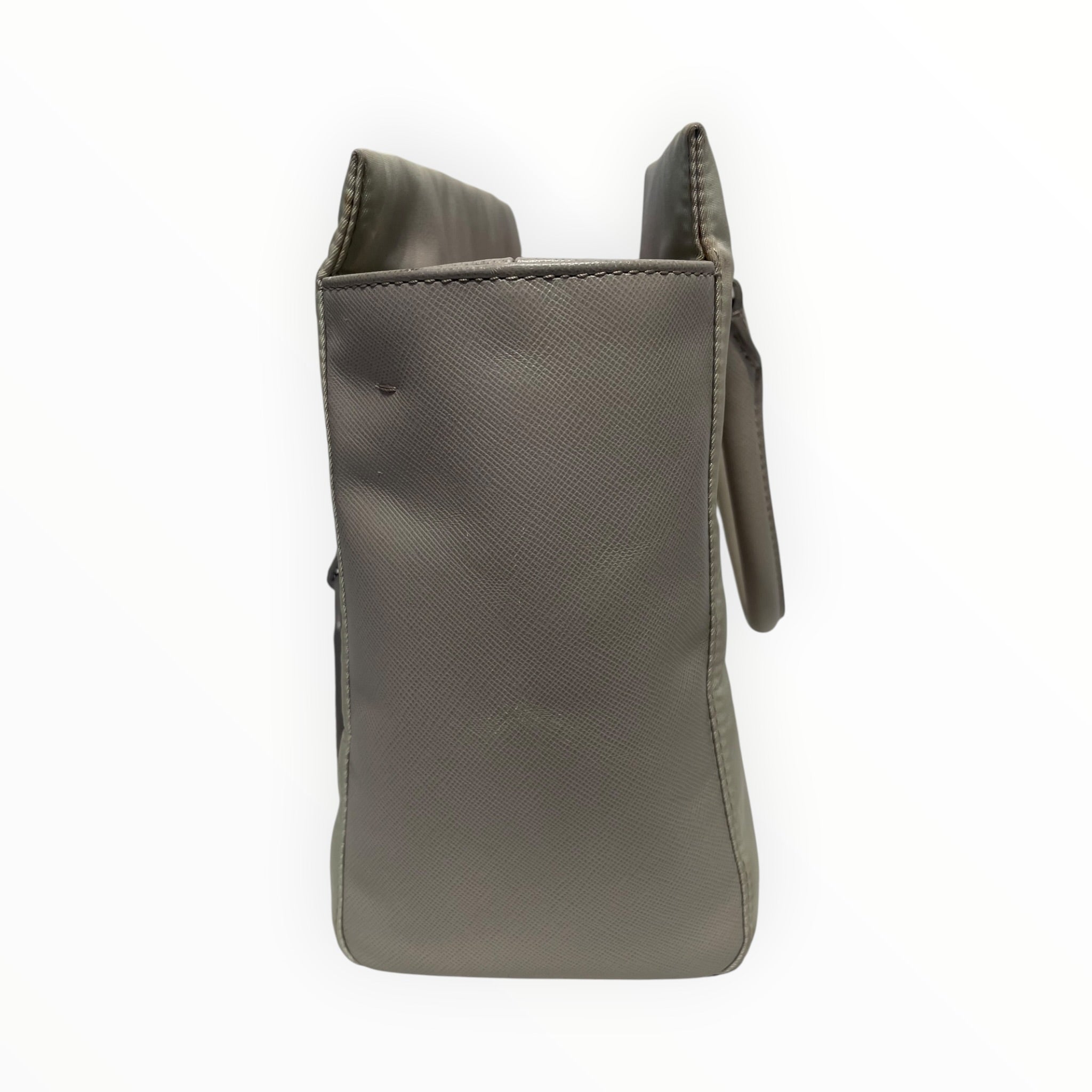 PRADA/Cross Body Bag/Nylon/GRY/Nylon tote view 6