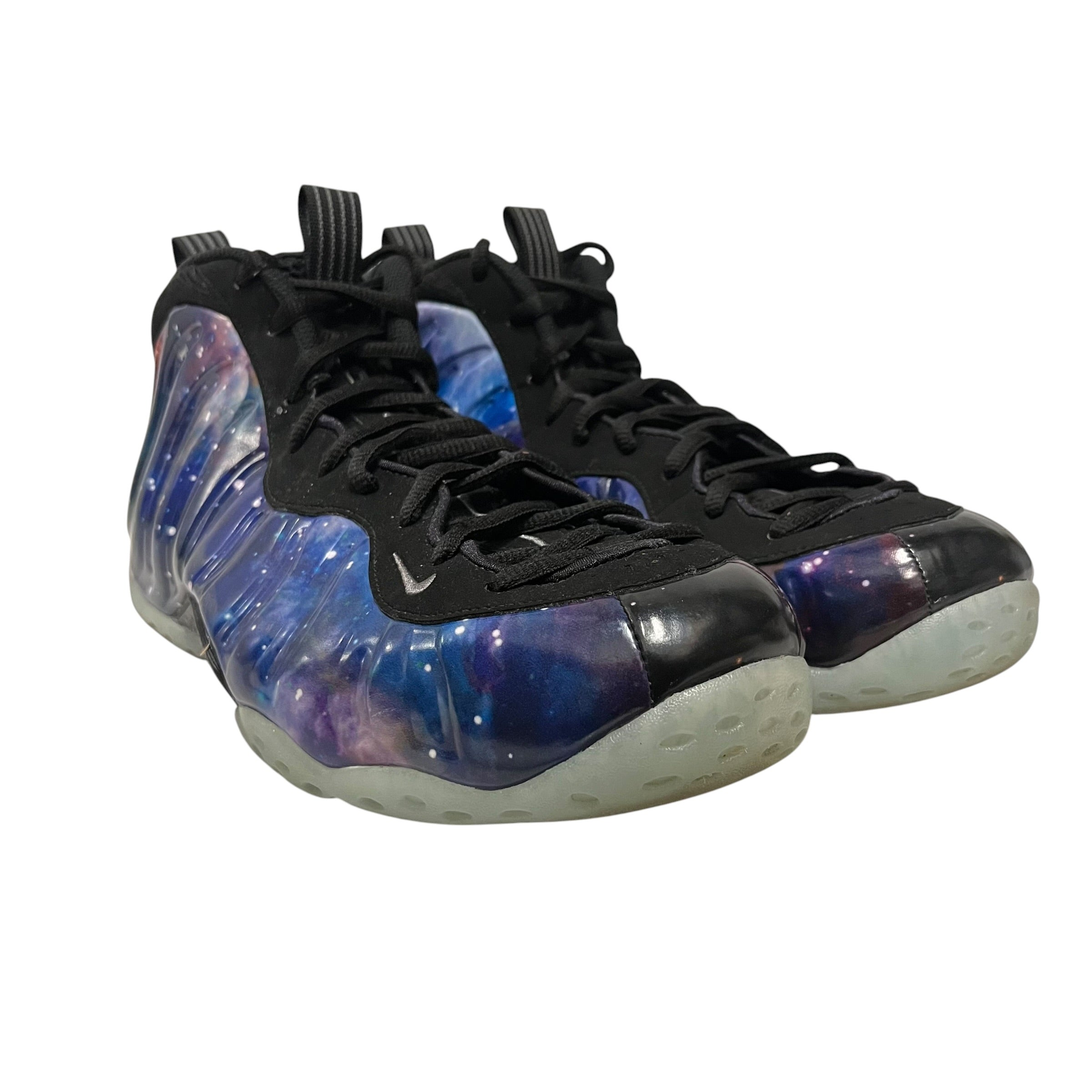 NIKE/Hi-Sneakers/US 13/All Over Print/PPL/galaxy foams view 1