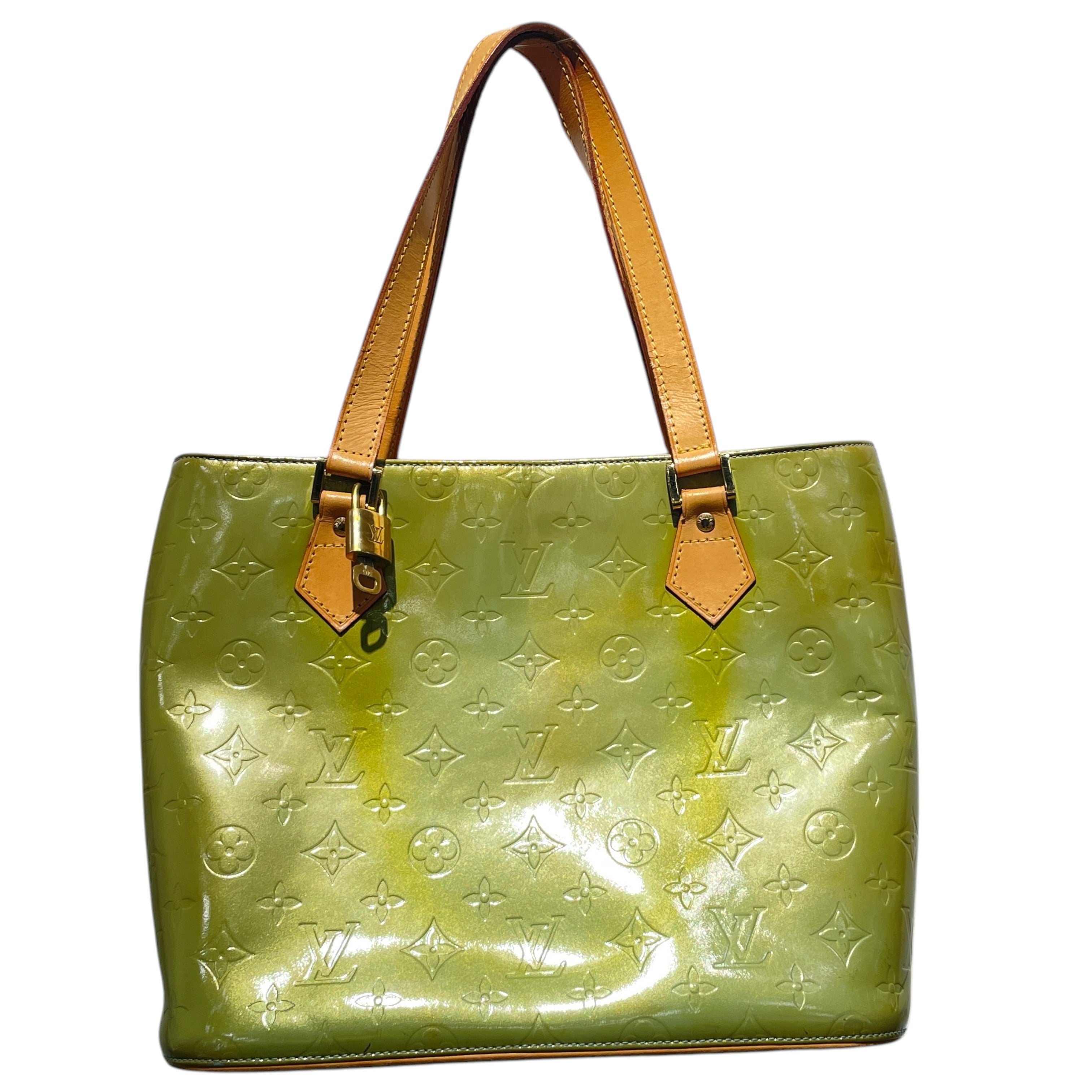 LOUIS VUITTON/Tote Bag/Monogram/Leather/GRN/TH0998 view 1