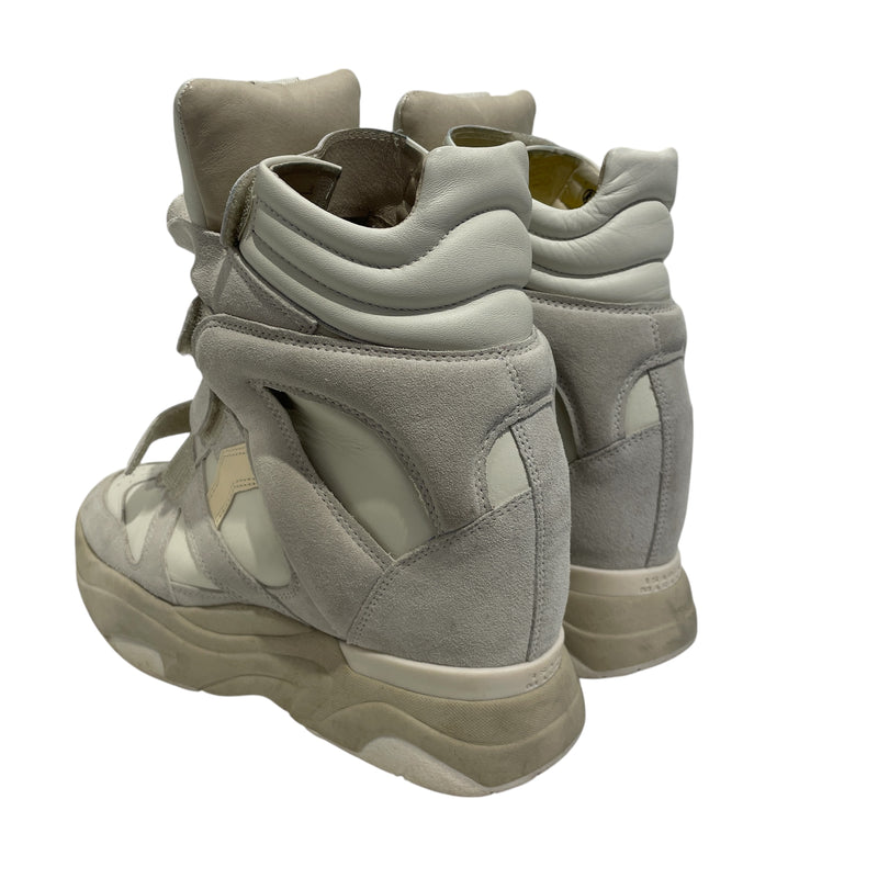 ISABEL MARANT/Hi-Sneakers/US 7.5/Leather/GRY/CLASSIC BALSKEE