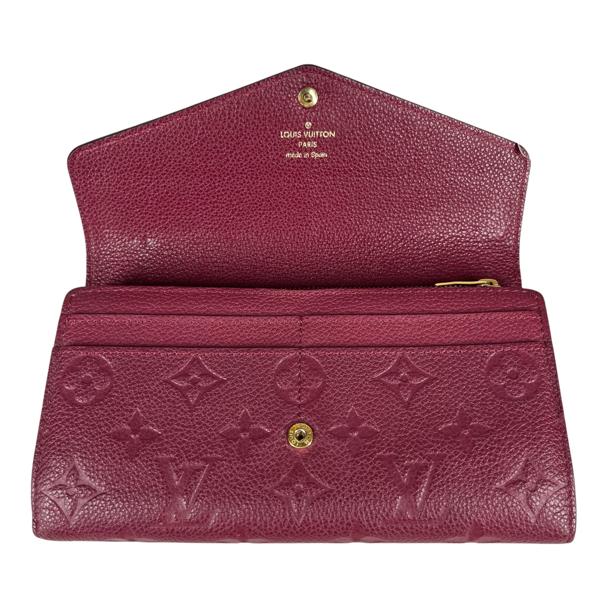 LOUIS VUITTON/Long Wallet/All Over Print/Leather/BRD/L's/Monogram Empreinte Wallet view 4