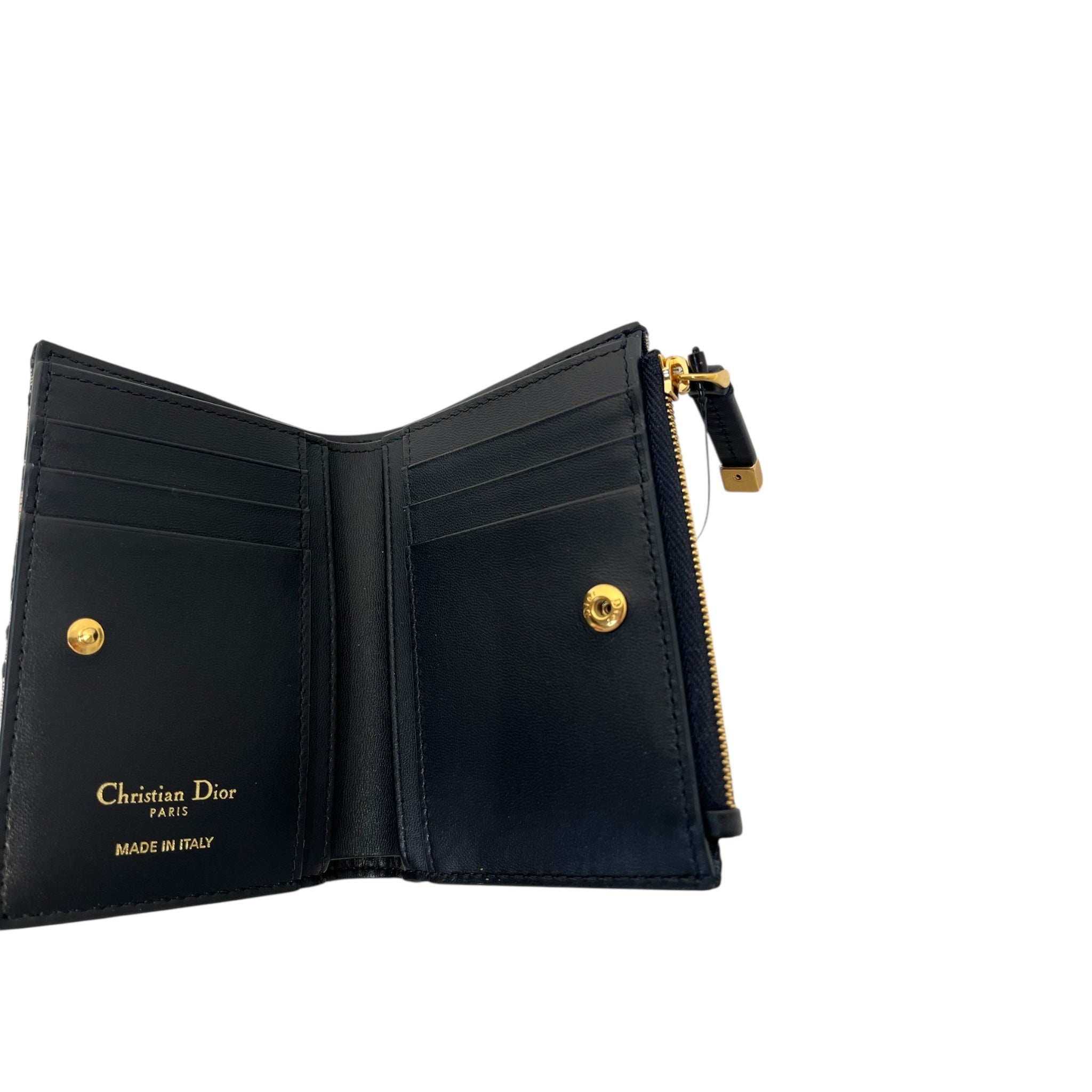 Christian Dior/Bifold Wallet/BLU/Montaigne Dahlia view 5