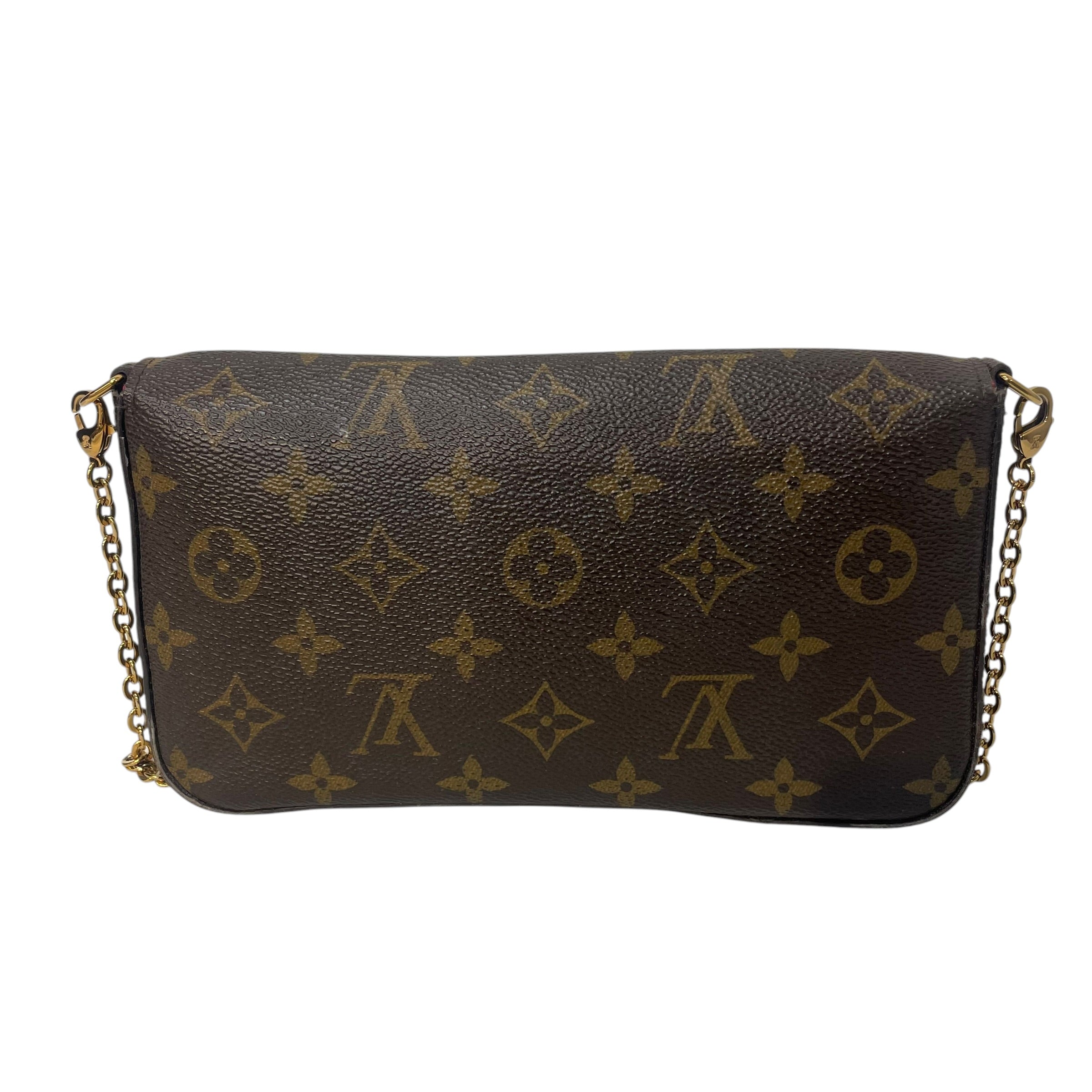 LOUIS VUITTON/Cross Body Bag/Monogram/Leather/BRW/Felicie Pochette view 2
