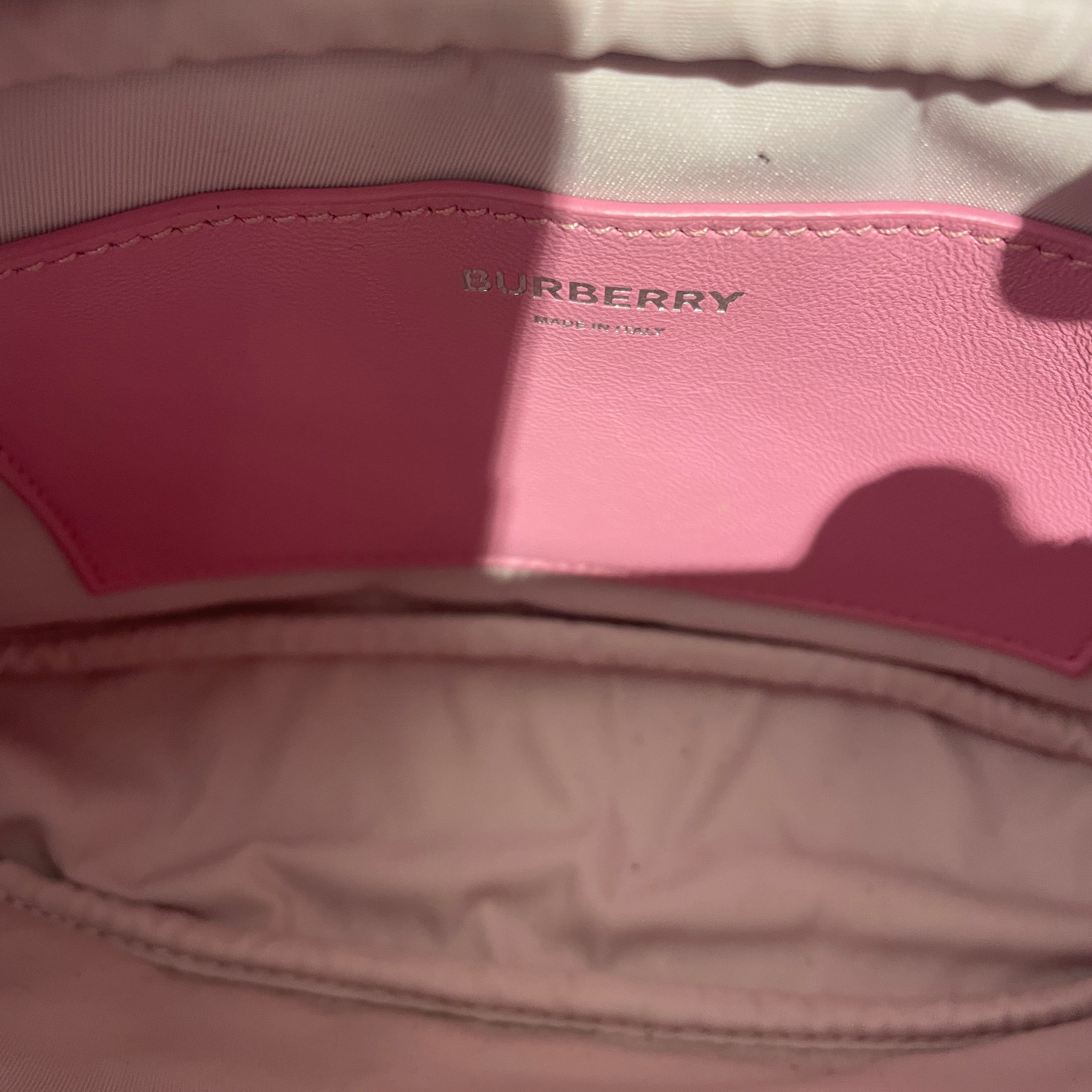 BURBERRY/Cross Body Bag/Leather/PNK/ITPELMAG8526PRA view 3