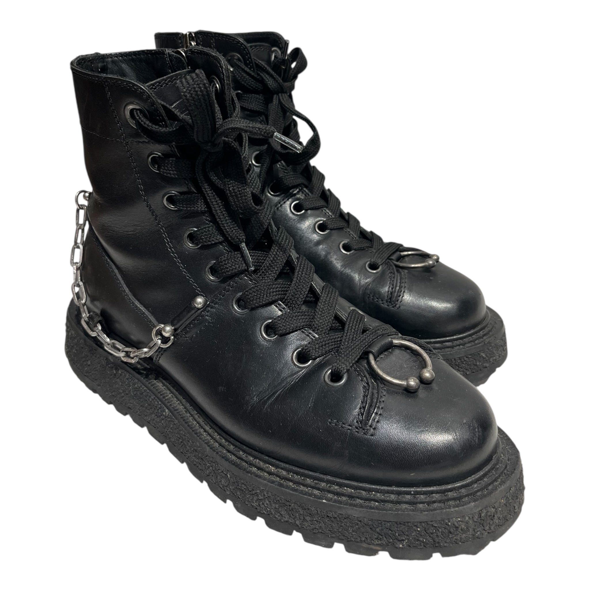 NEIL BARRETT/Boots/US 9/Leather/BLK/ view 1